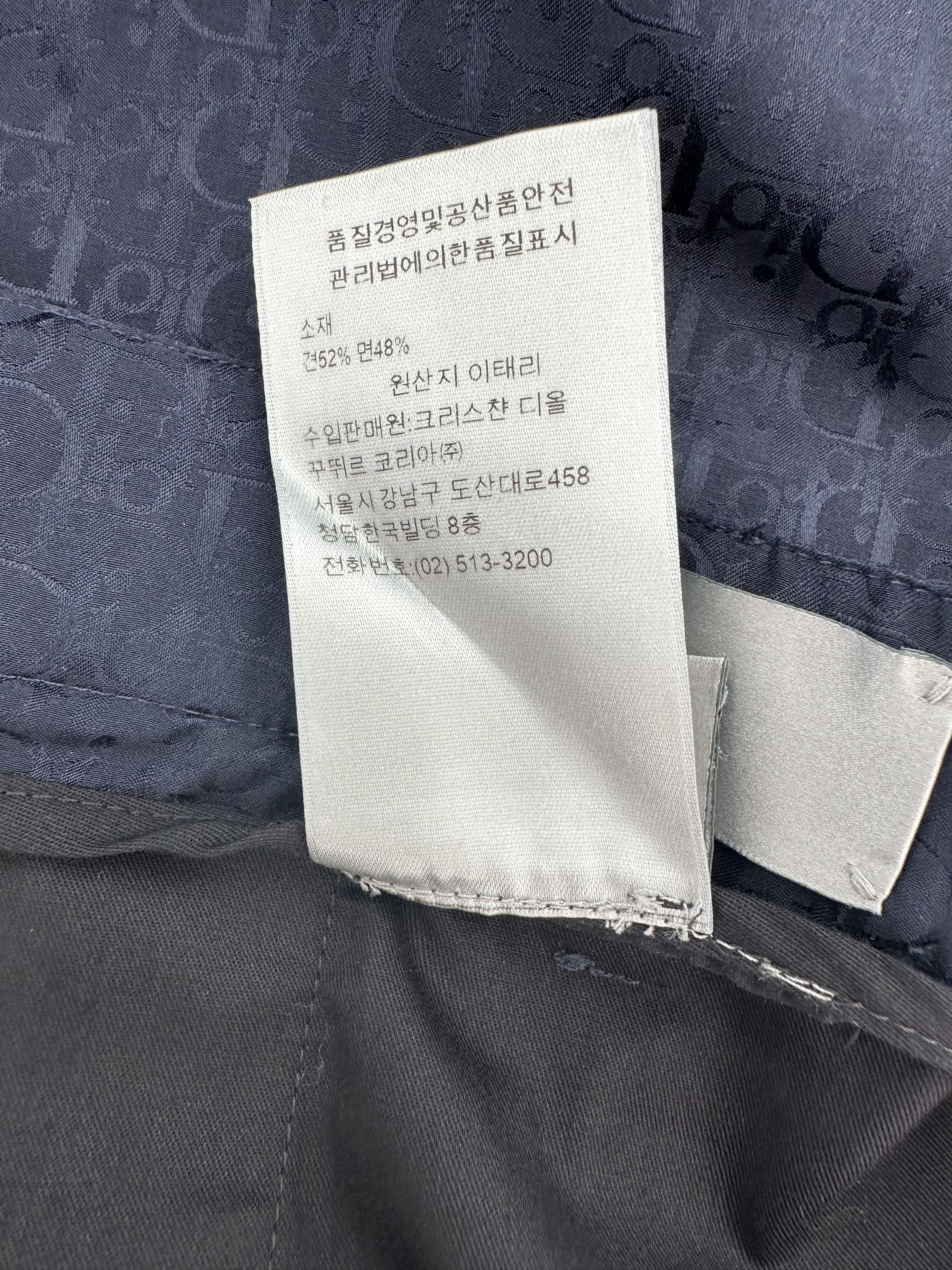 Dior Dior Blue Oblique Silk Shorts Size US 36 / EU 52 - 5 Thumbnail