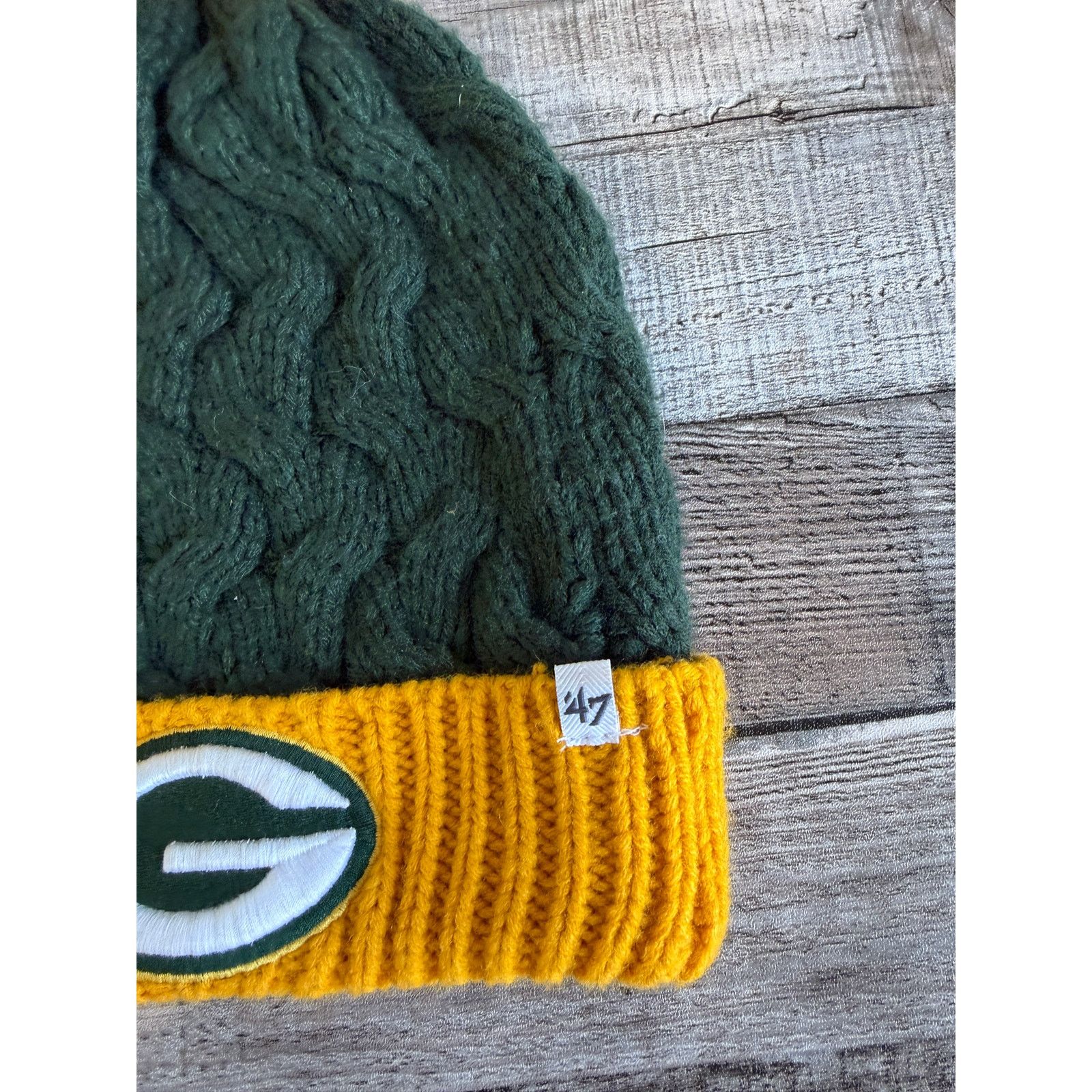 47 Green Bay Packers Women's NFL Football Winter Beanie Size ONE SIZE - 3 Thumbnail