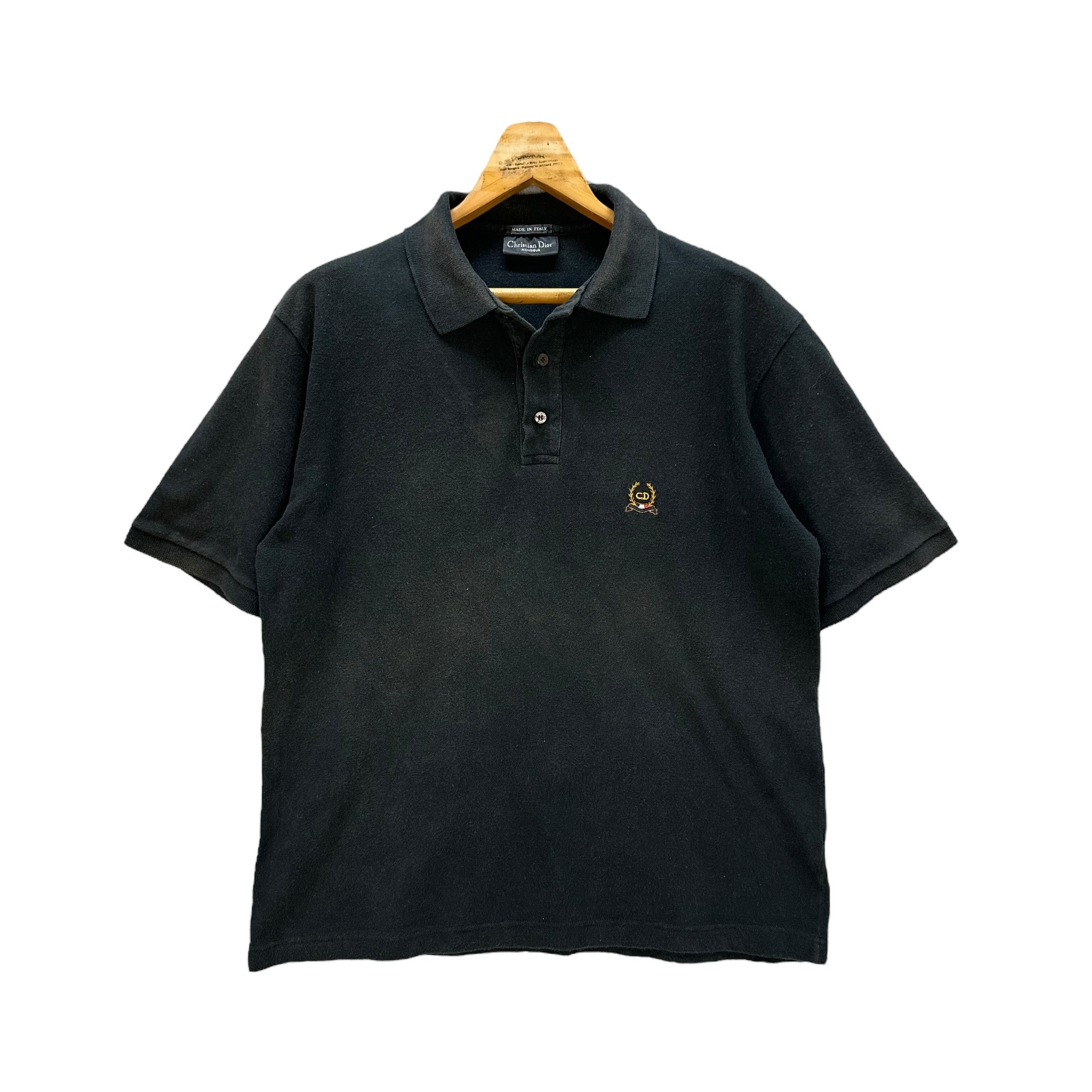 Christian Dior Monsieur CHRISTIAN DIOR EMBROIDERY SMALL LOGO POLOS #9102-56 Size US M / EU 48-50 / 2 - 1 Thumbnail