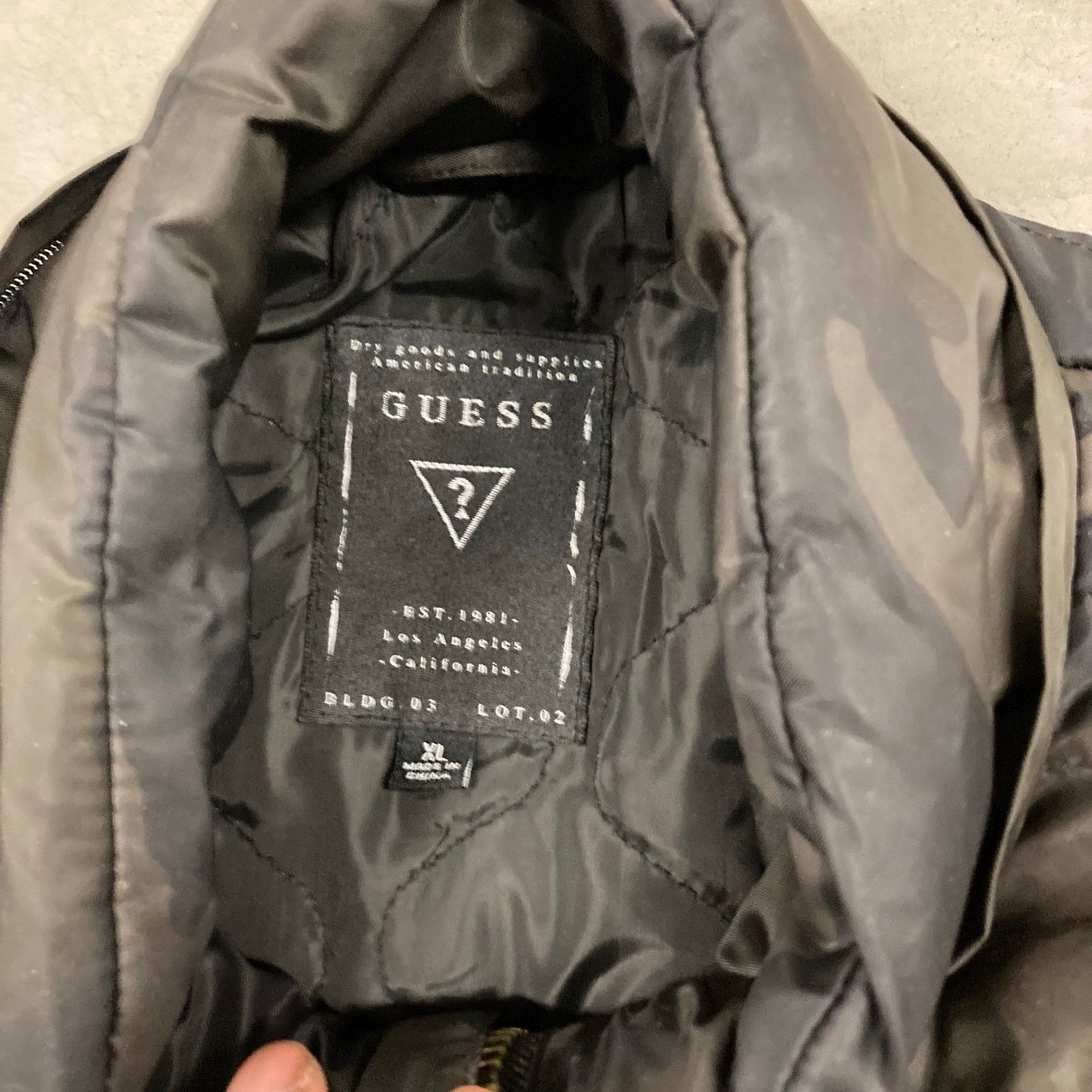 Guess × Vintage vintage y2k camo guess bomber jacket Size US XL / EU 56 / 4 - 4 Thumbnail