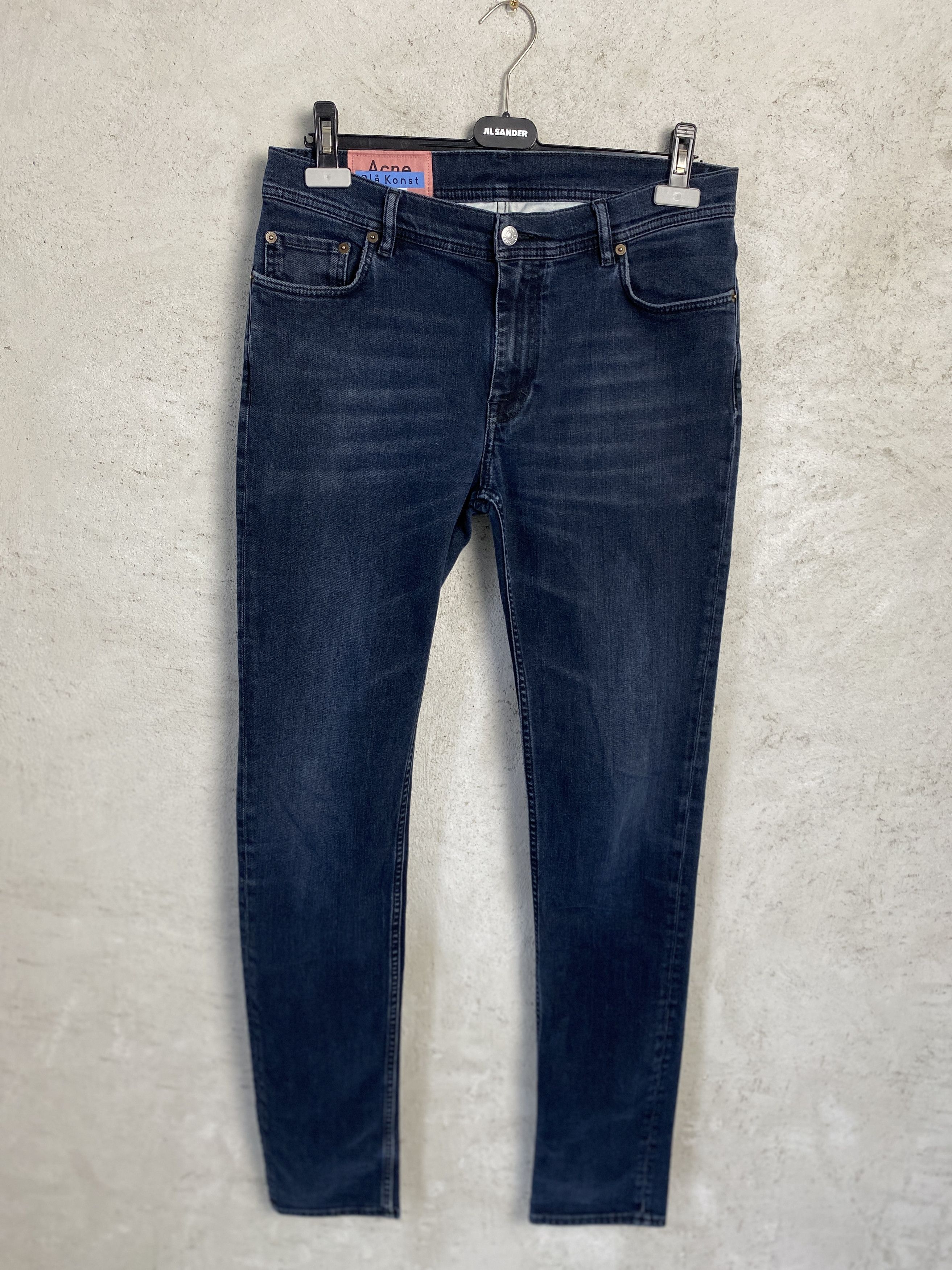Acne Studios Bla Konst North Blue Black denim jeans pants