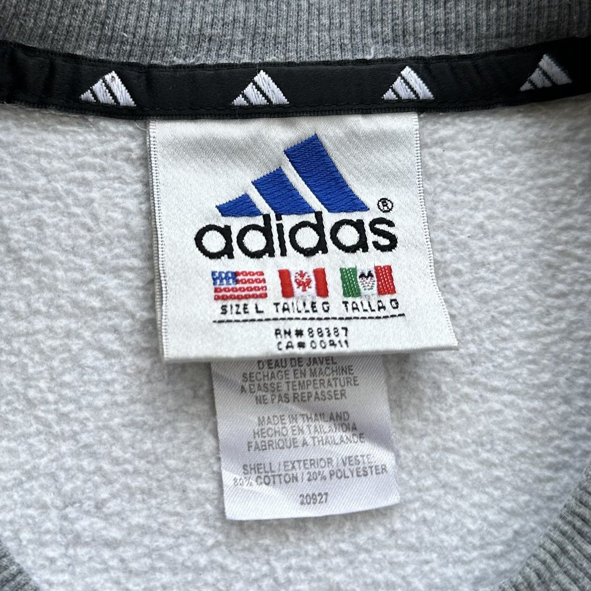 Vintage VINTAGE ADIDAS Y2K EMBROIDERY LOGO VERY RARE Size US XL / EU 56 / 4 - 9 Thumbnail