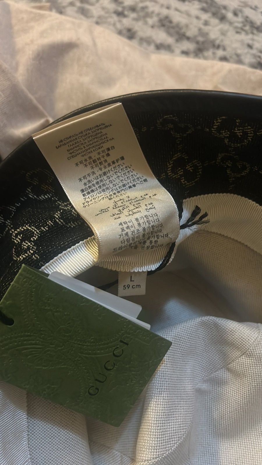 Gucci Gucci GG Denim Bucket Hat size L Size ONE SIZE - 9 Thumbnail