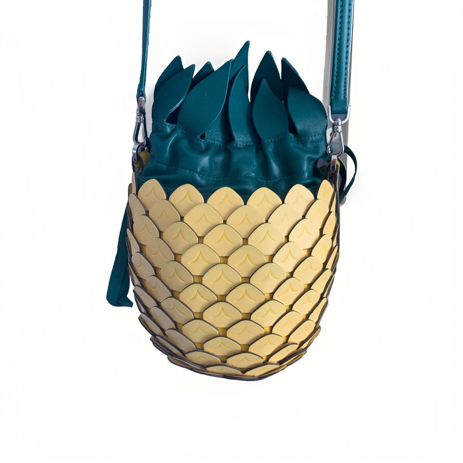Kate Spade Kate Spade New York Pineapple Crossbody Yellow Leather Purse Size ONE SIZE - 6 Thumbnail