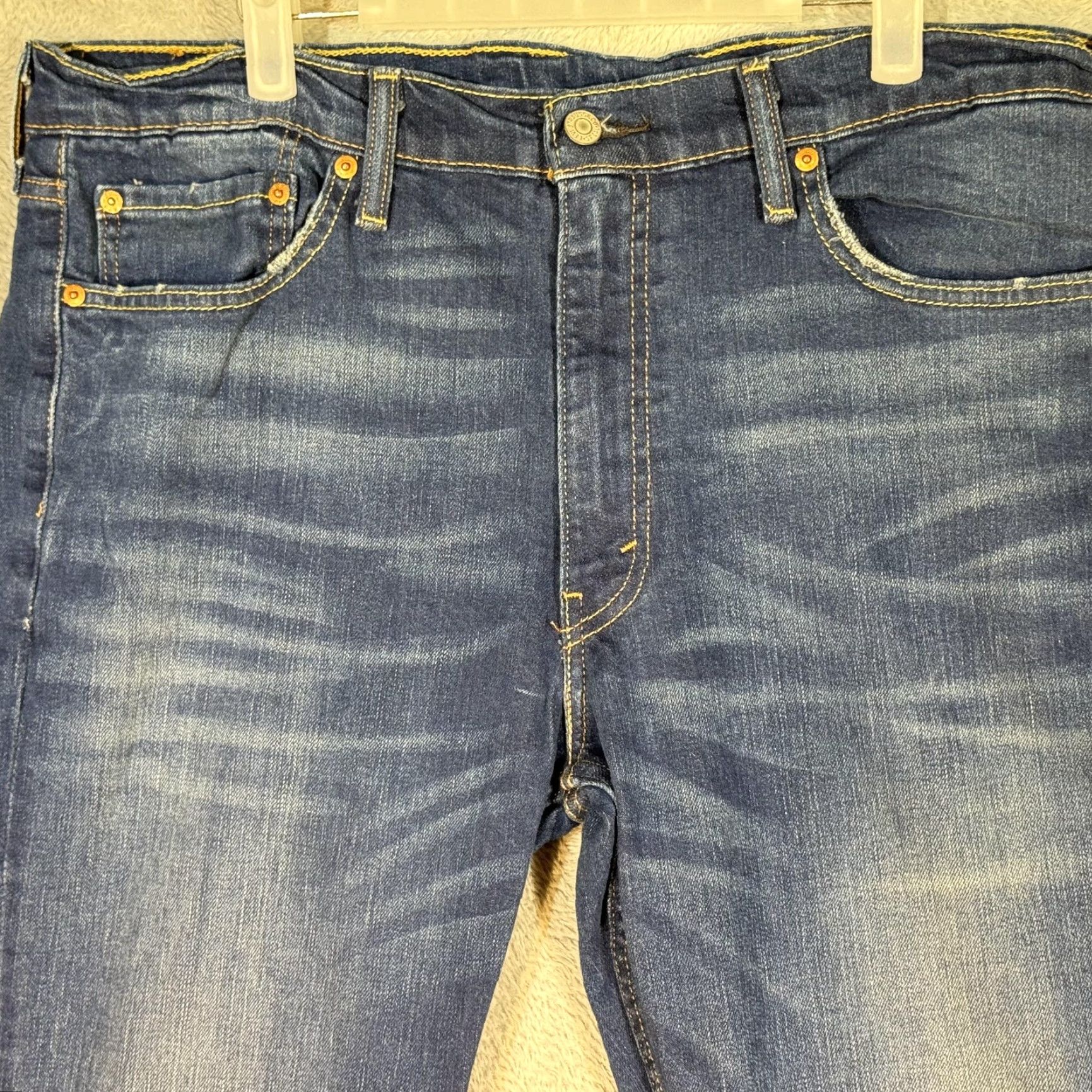 Levi's Levi's 511 Jeans Slim Taper Regular 38x32 Blue Medium Wash Denim Size US 38 / EU 54 - 3 Thumbnail