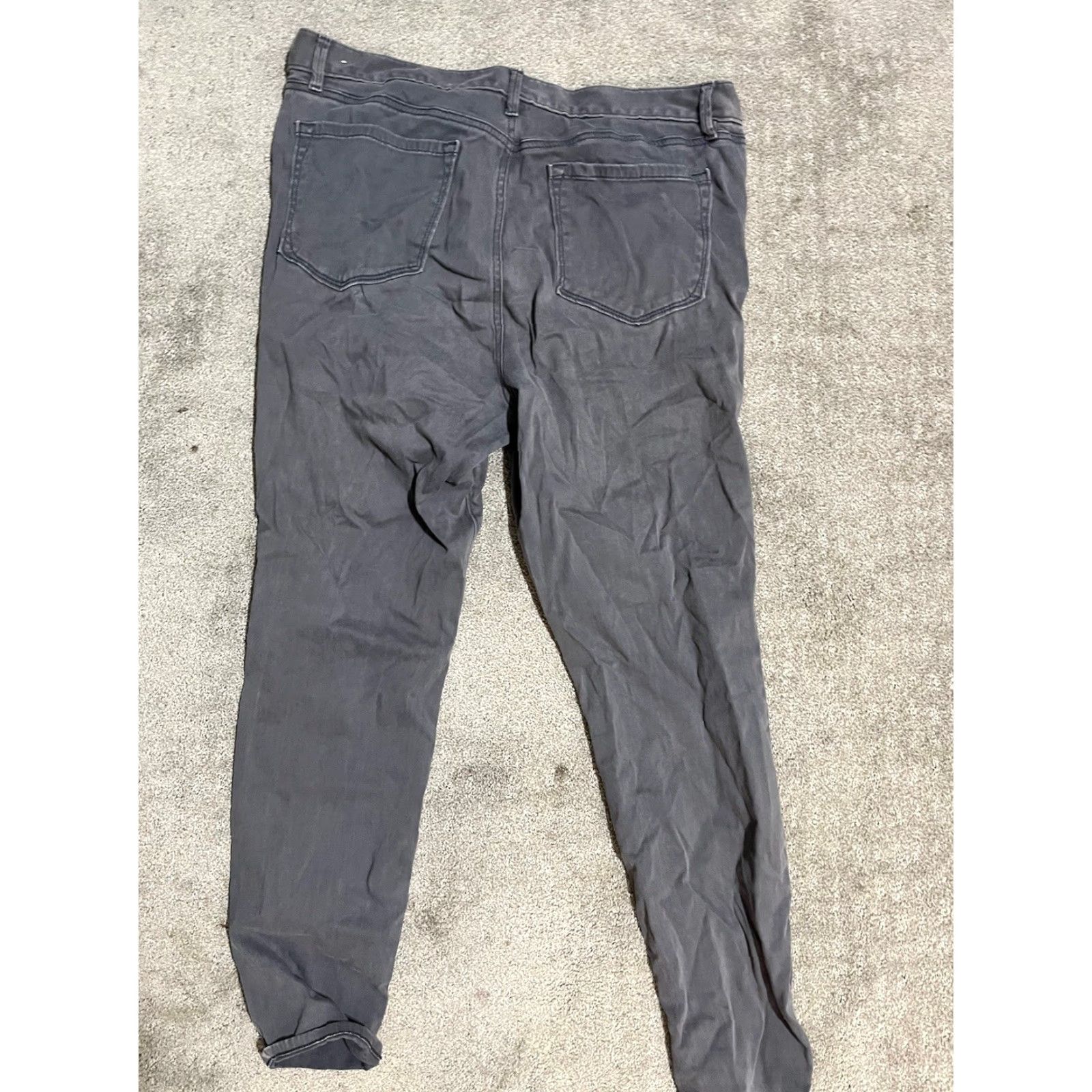 Loft LOFT Women’s High Waist Legging Jeans Gray Size 16 Slim 5-Pocket Denim Stretch Size 38" / US 16 / IT 52 - 3 Thumbnail