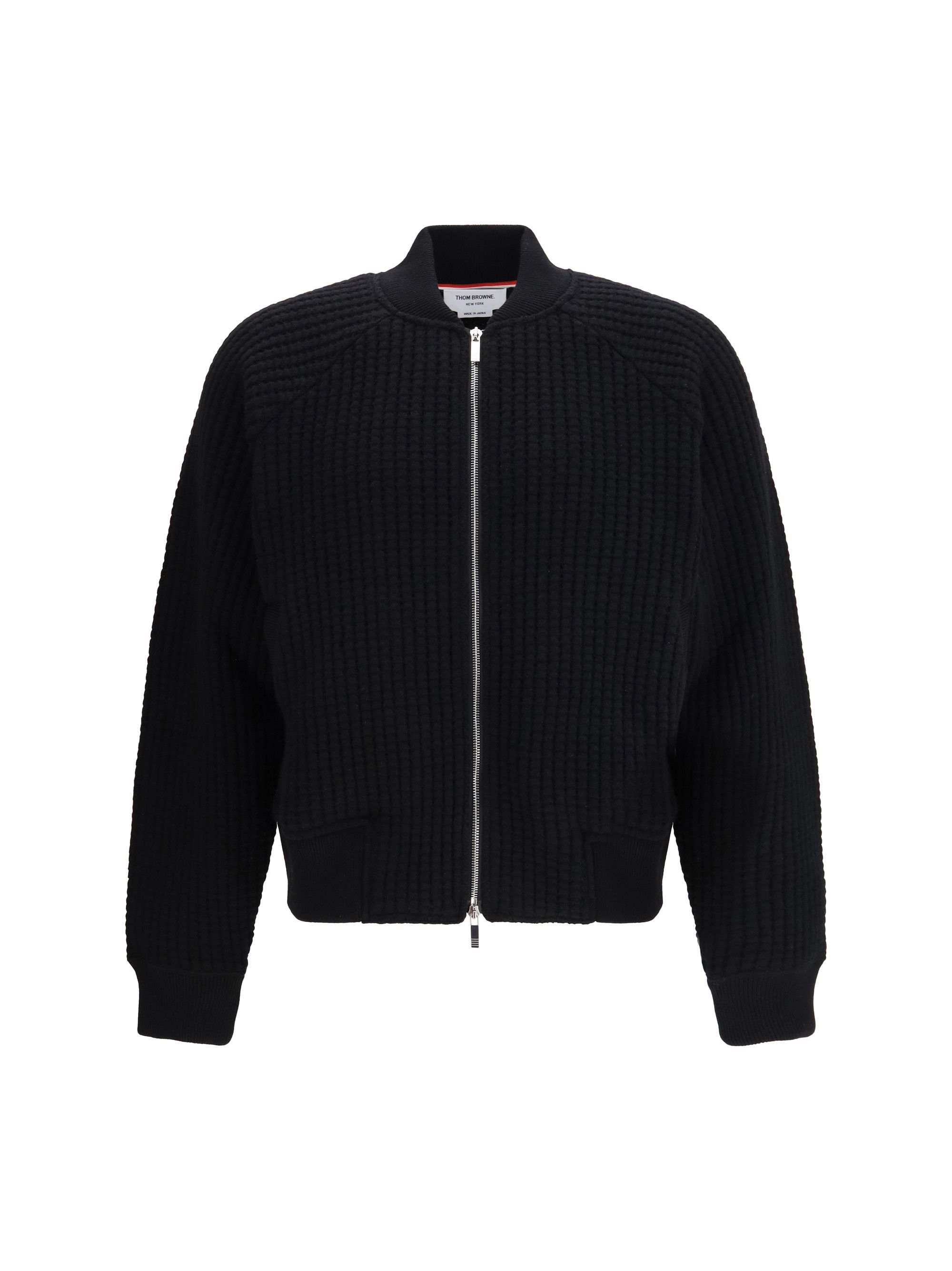 Thom Browne Knit Bomber Jacket Size US XL / EU 56 / 4 - 1 Thumbnail