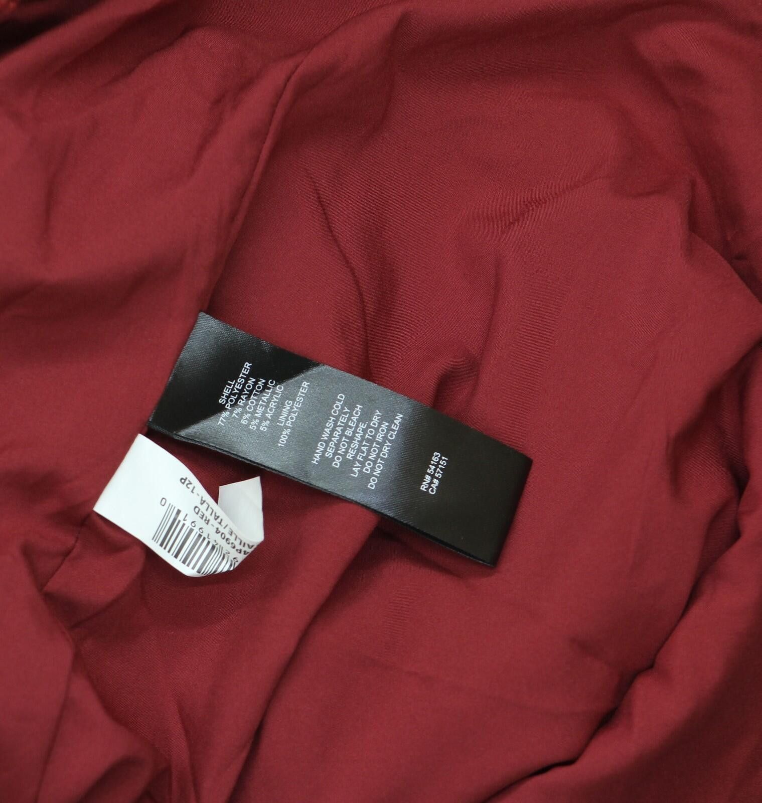 Other Nwt Jessica Howard Embellished Shift Dress Red / Gold 12p Size XL / US 12-14 / IT 48-50 - 5 Thumbnail
