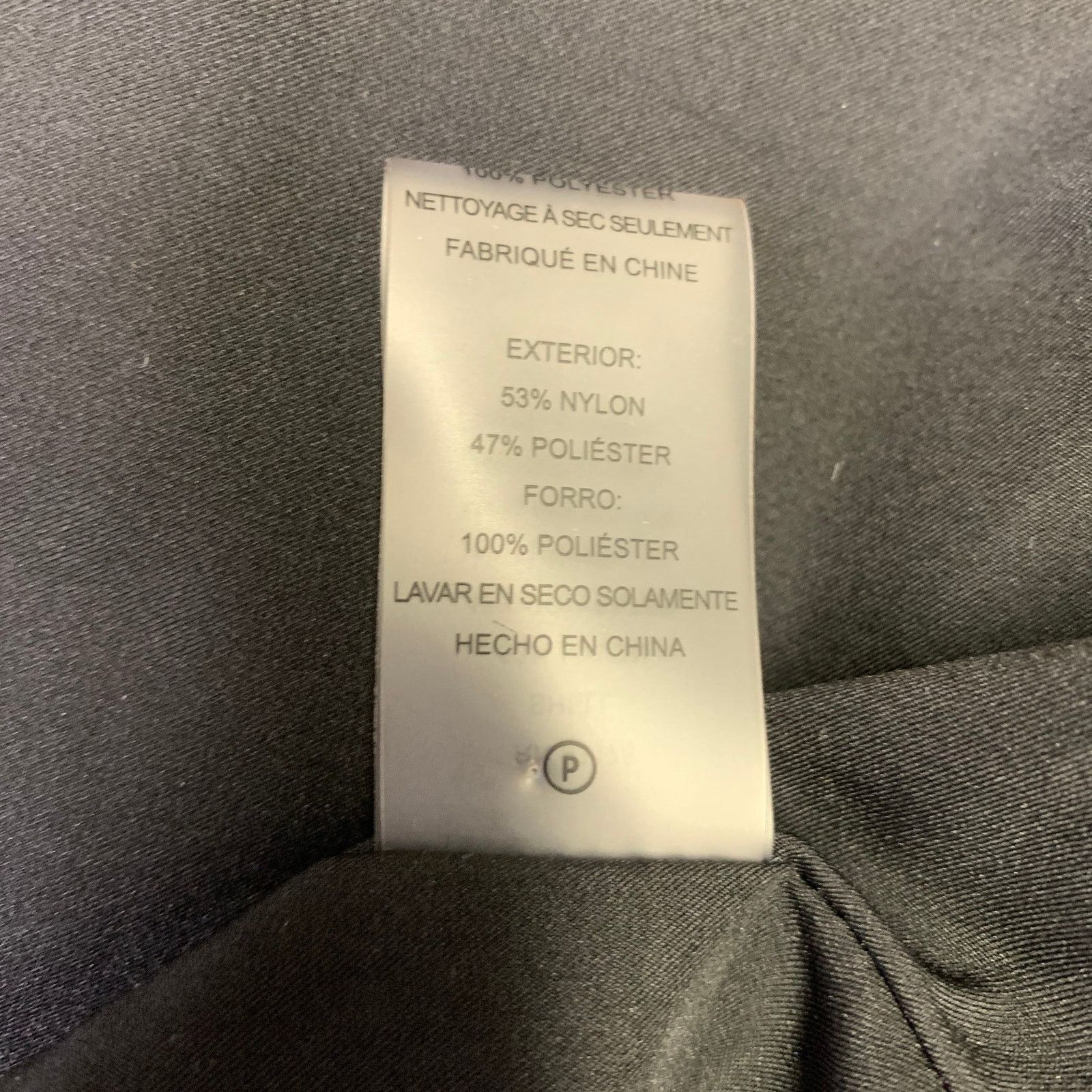 Elie Tahari Grey Black Nylon Blend Plaid Double Breasted Coat Size L / US 10 / IT 46 - 6 Thumbnail