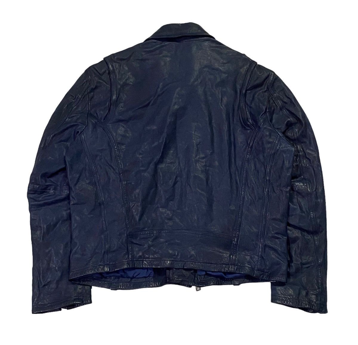 Alexander McQueen Alexander McQueen Double Coller Leather Jacket Size US XL / EU 56 / 4 - 19 Thumbnail