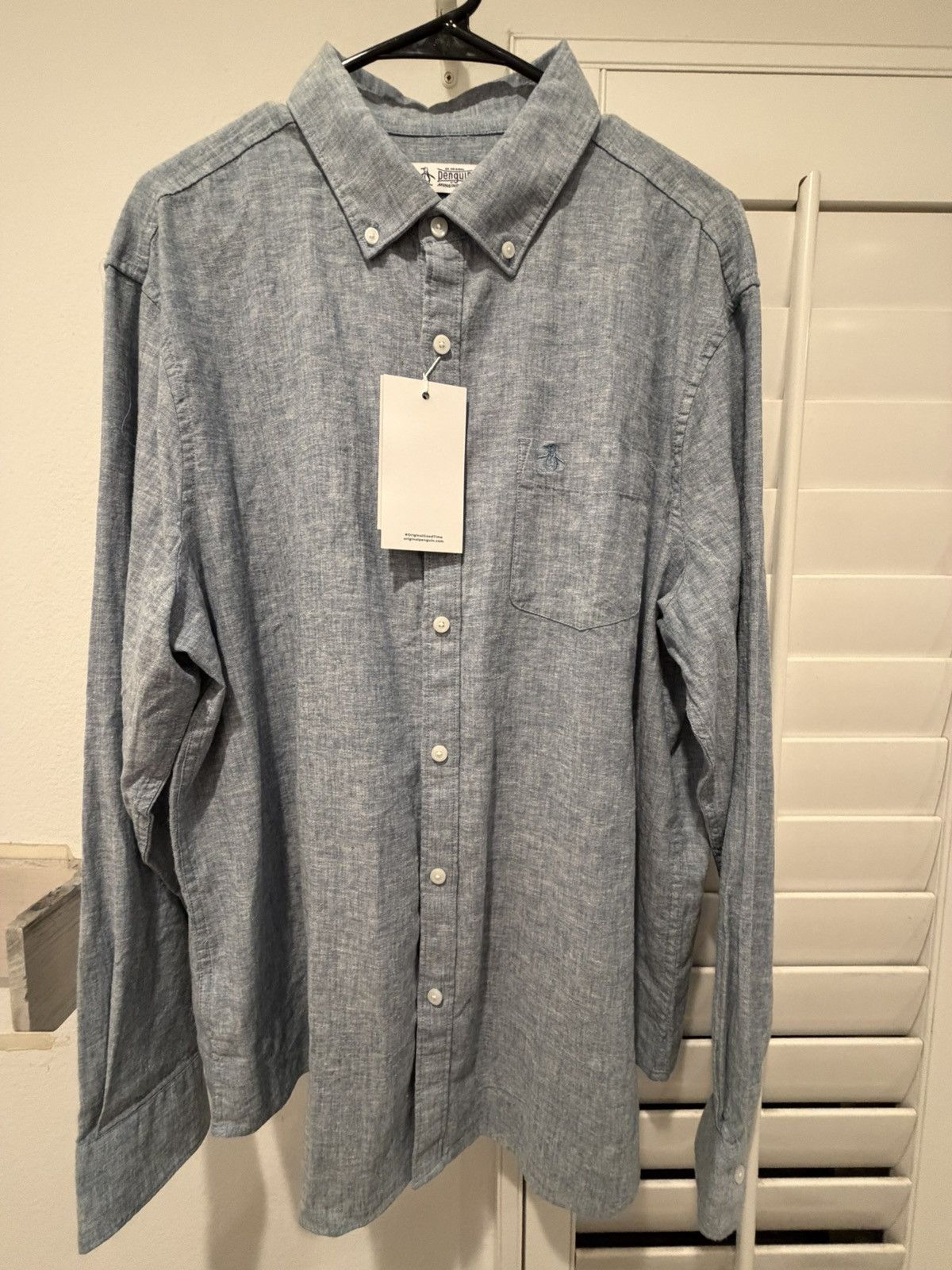 Original Penguin Original Penguin chambray style button up sz XL MEN Size US XL / EU 56 / 4 - 1 Thumbnail