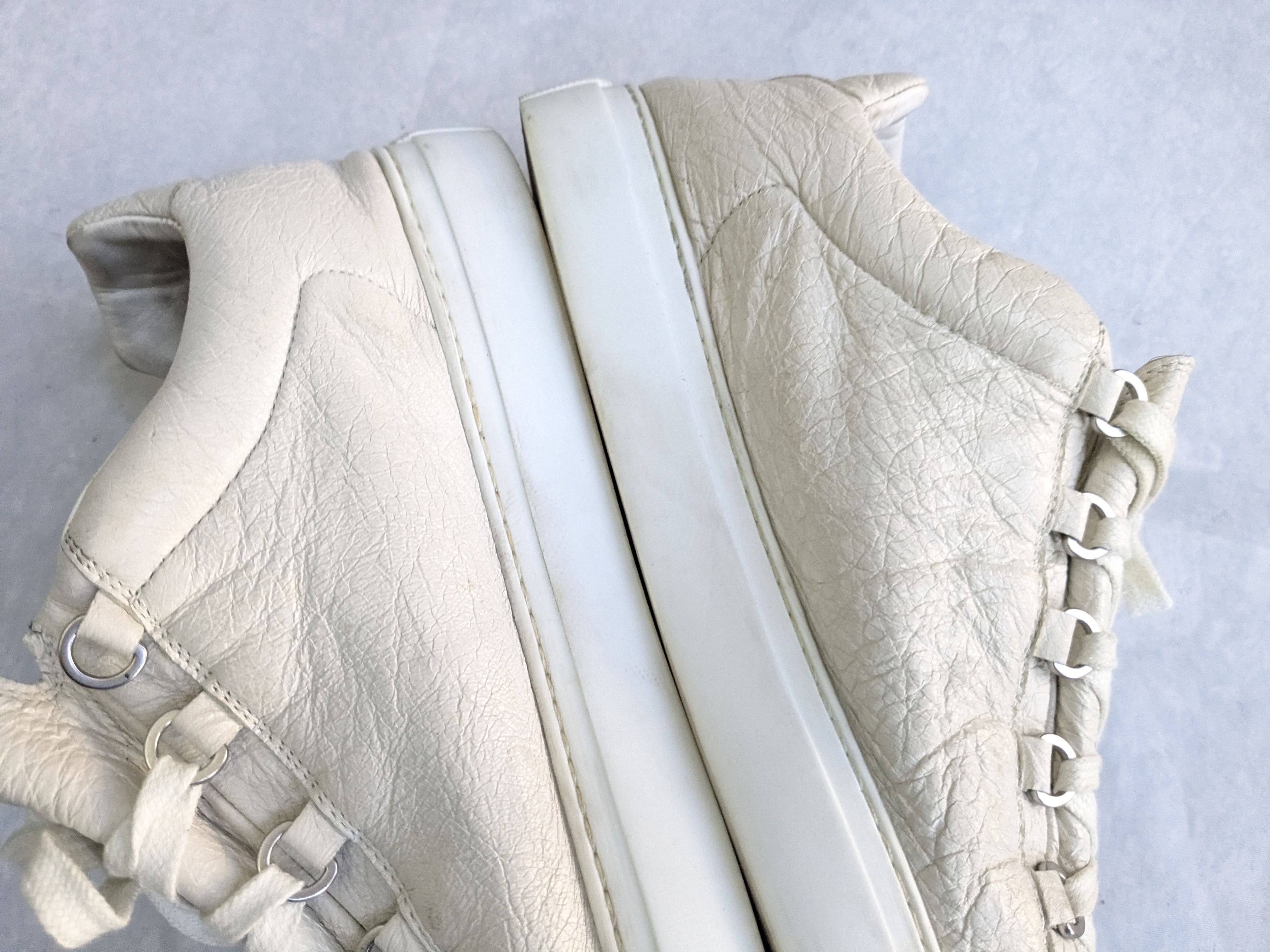 Balenciaga Balenciaga Arena Sneakers White 13 Low Tops Leather Size US 13 / EU 46 - 8 Thumbnail