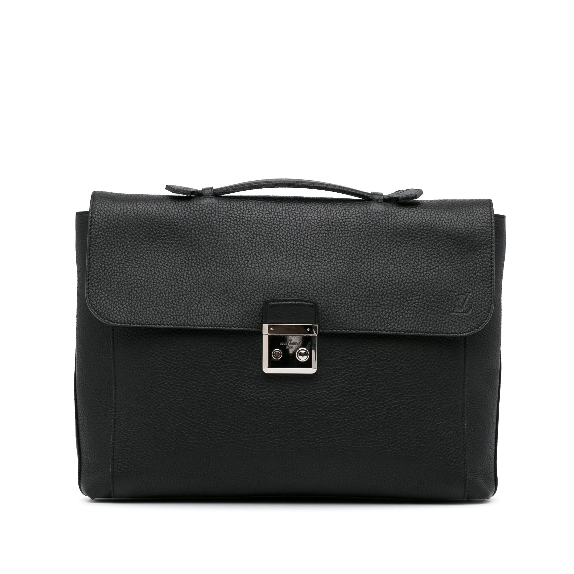 Louis Vuitton Louis Vuitton Taurillon Dorian Briefcase Black Size ONE SIZE - 1 Thumbnail