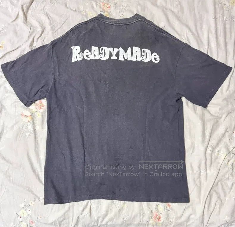 READYMADE Ready Made Smiley Washed Distressed Printed Short Sleeve T Size US XL / EU 56 / 4 - 2 Thumbnail