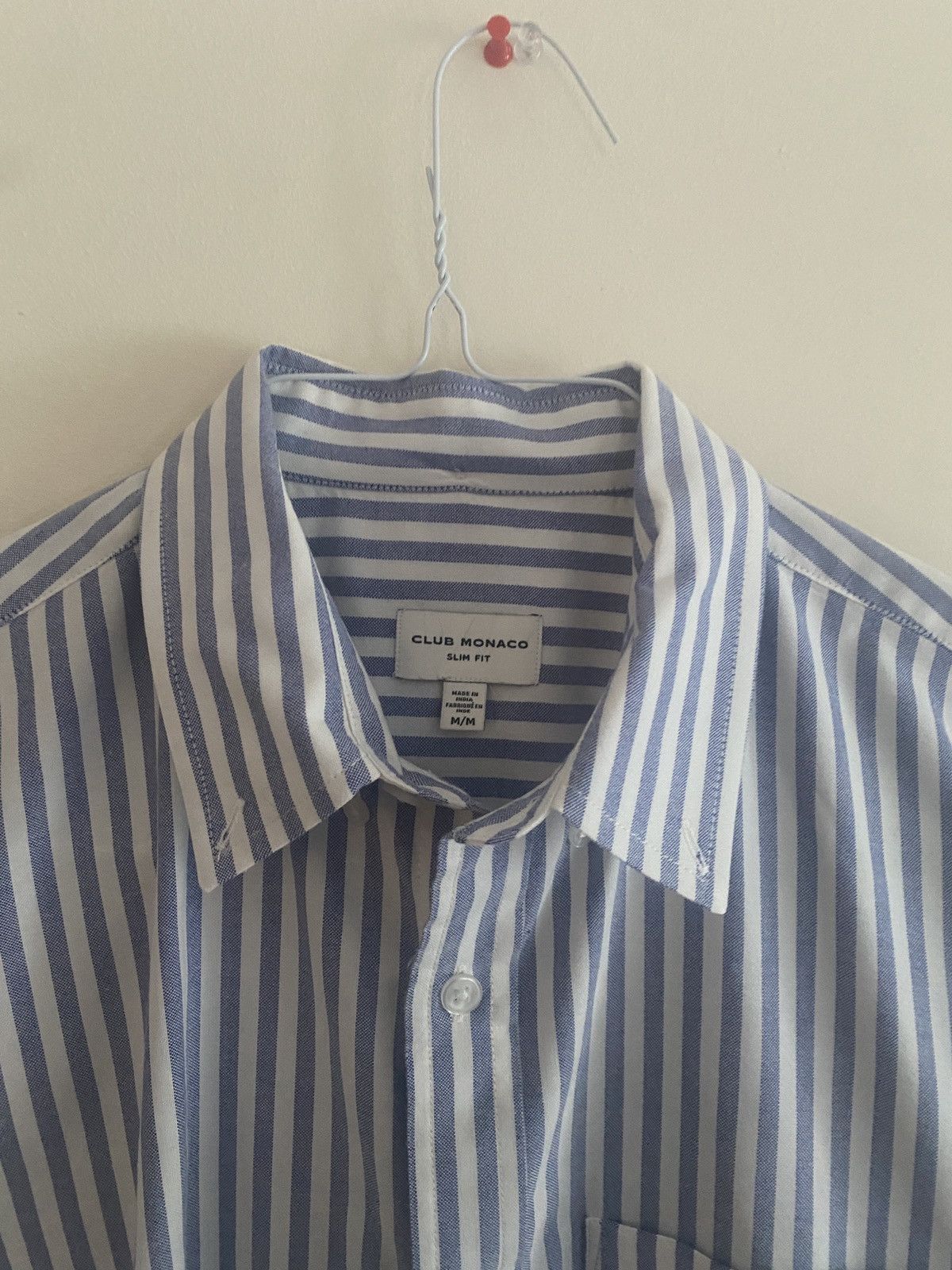 Club Monaco Club monaco blue and white vertical stripe button up Size US M / EU 48-50 / 2 - 4 Thumbnail