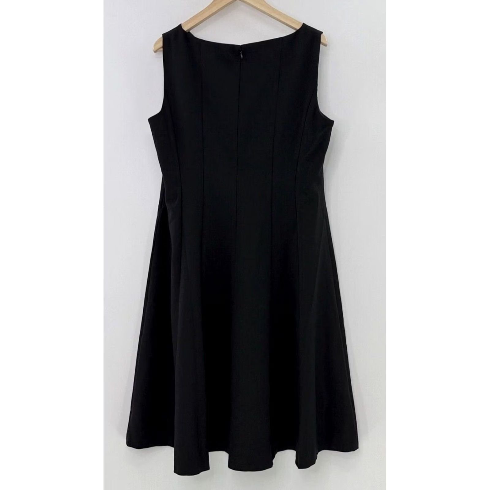 Evan Picone Evan Picone Black Label Dress Sz 16 Black A line Career Wardrobe Staple NWT Size XXL / US 16-18 / IT 52-54 - 2 Thumbnail