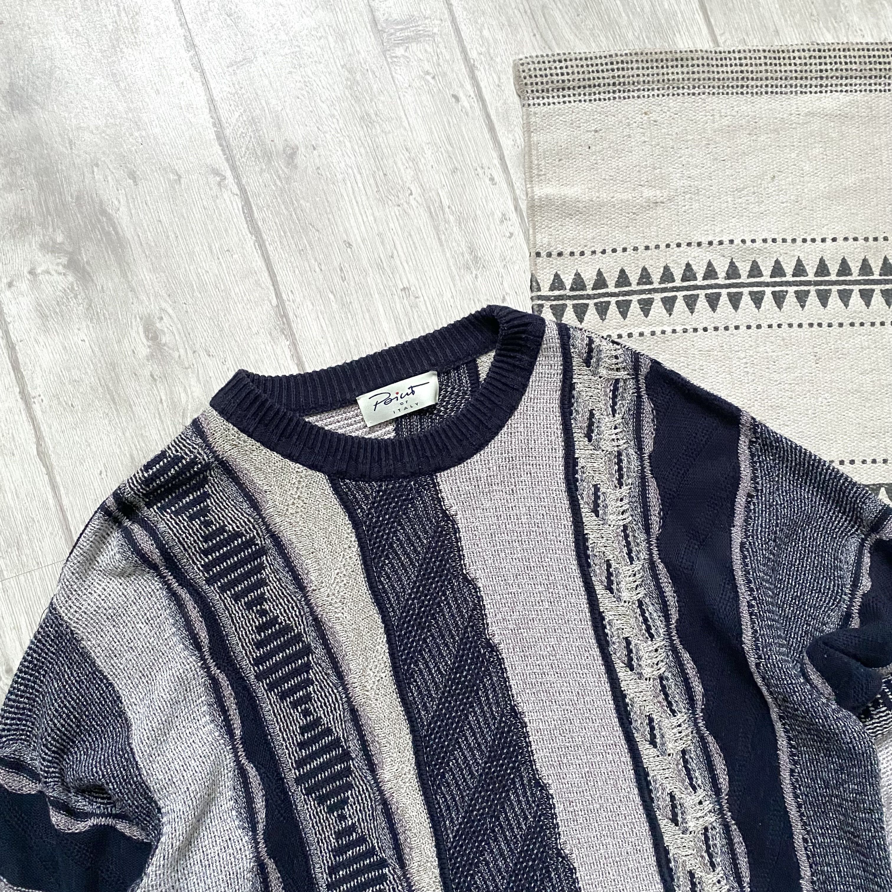 Coogi Vintage 90s Coggi Style knit Sweater Y2K Pullover Size US M / EU 48-50 / 2 - 2 Thumbnail