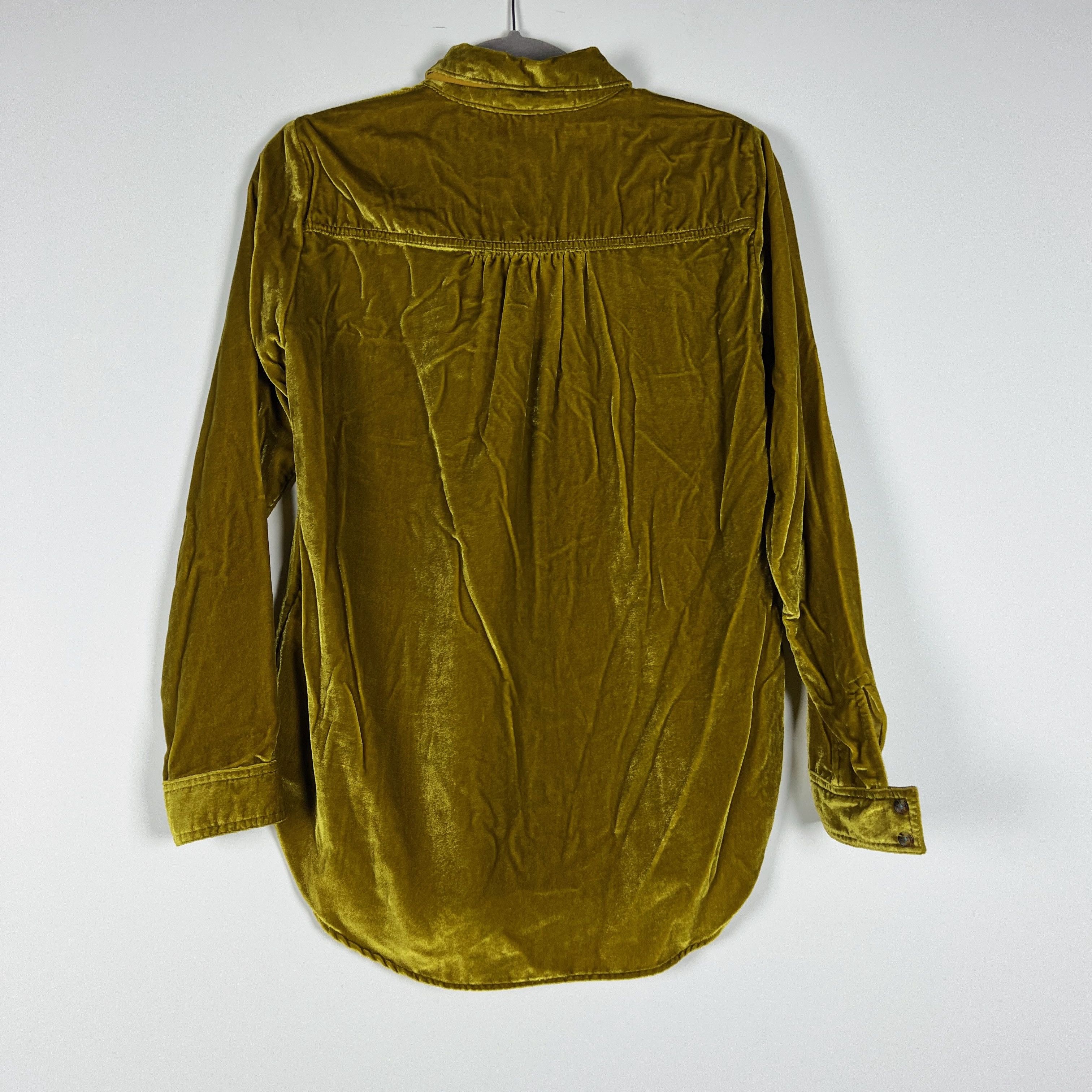 Anthropologie NEW Maeve Anthropologie Karina Velvet Velour Size XS / US 0-2 / IT 36-38 - 4 Thumbnail