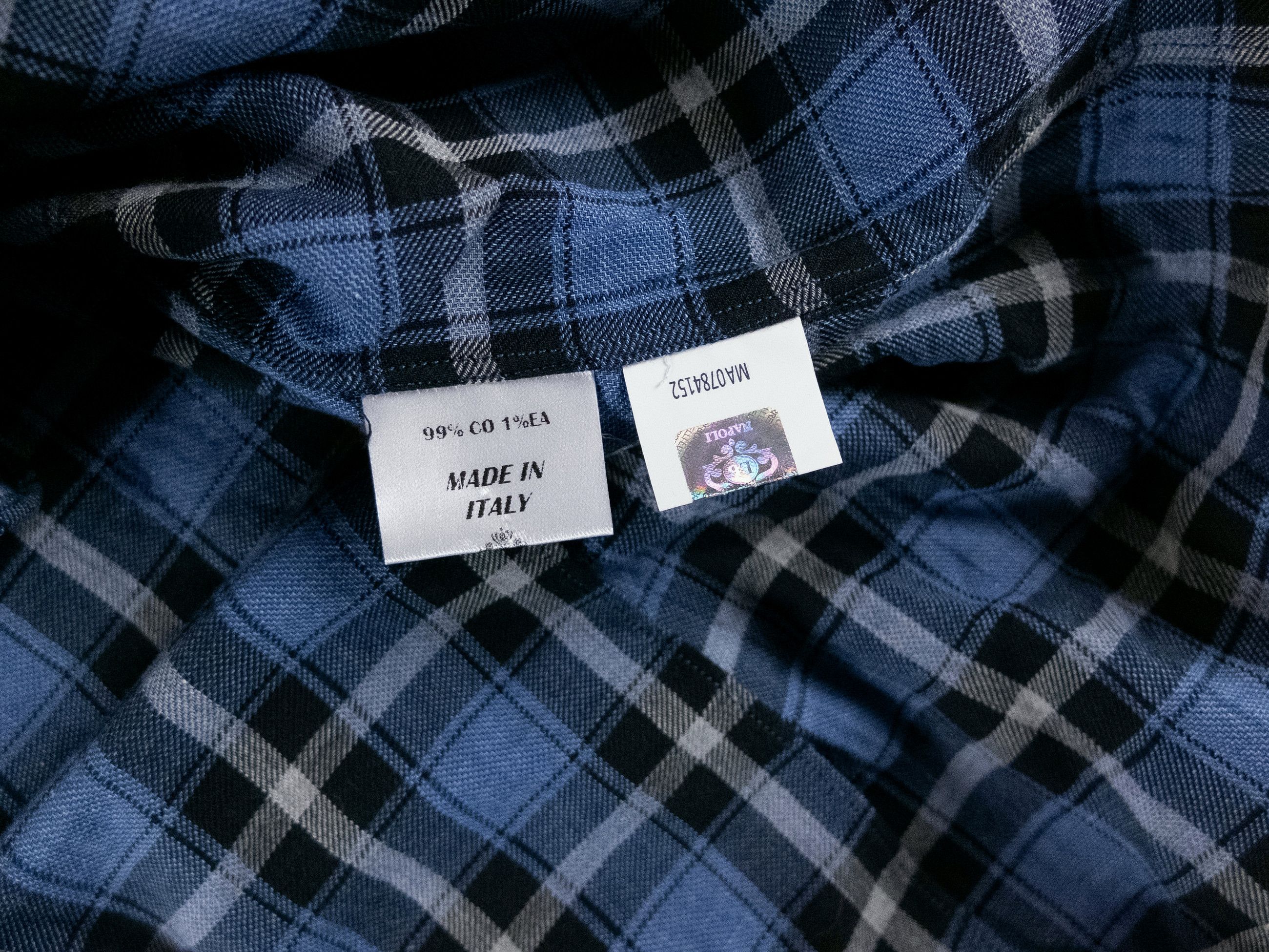 Luigi Borrelli BORRELLI Napoli blue cotton plaid dress shirt Size 40 15.75 Size US M / EU 48-50 / 2 - 5 Thumbnail