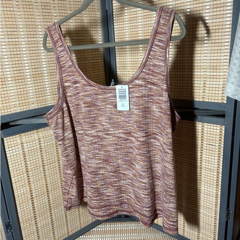 Torrid Torrid Space Tie Hacci Tank Top Size 3XL / US 20-22 - 4 Thumbnail