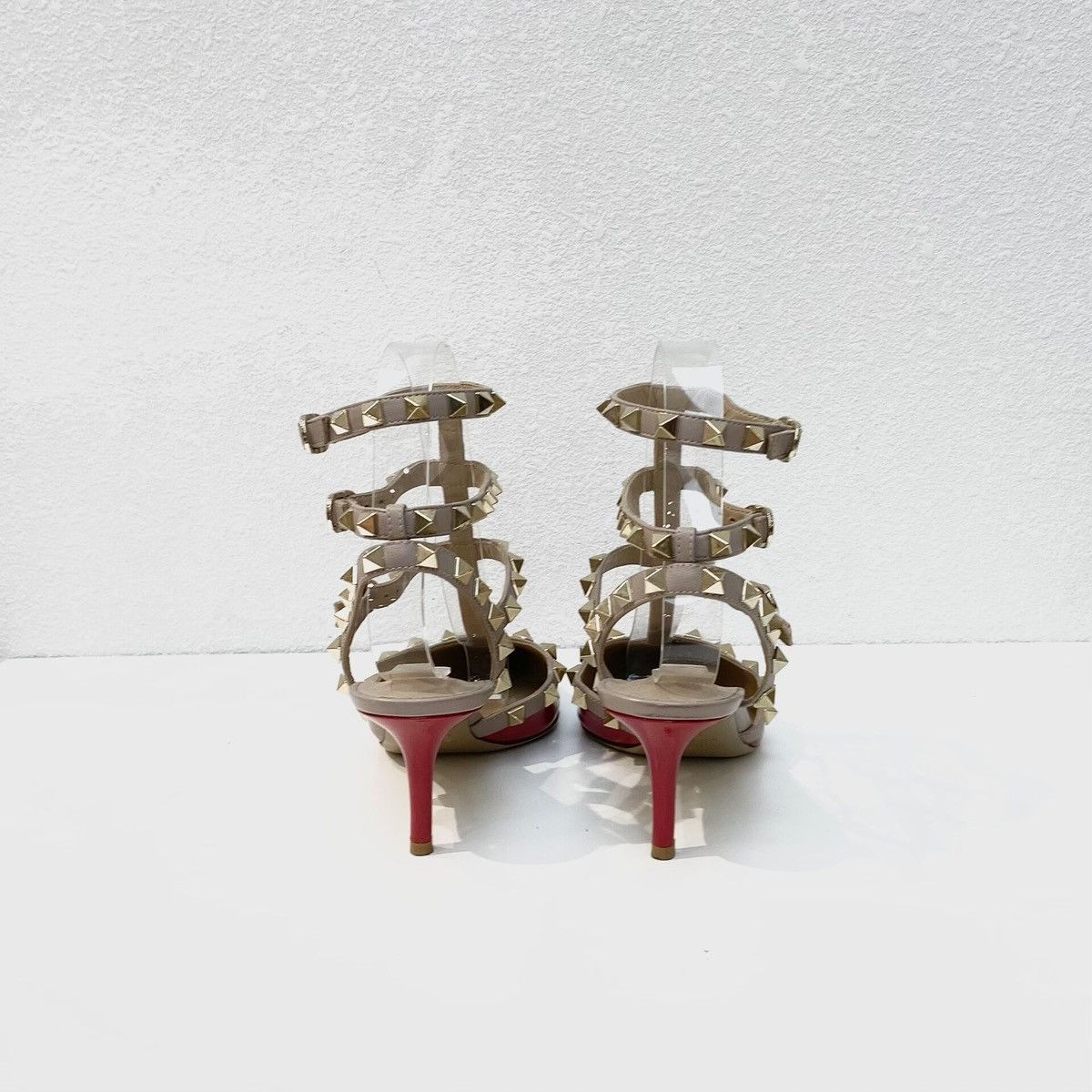 Valentino Valentino Garavani Rockstud patent and leather caged pumps Size US 5.5 / IT 35.5 - 5 Thumbnail