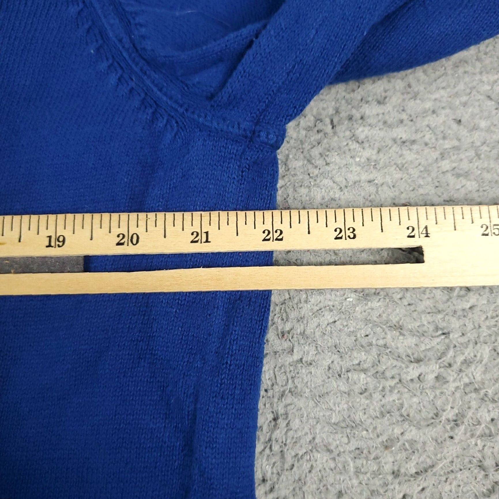 Tommy Hilfiger Tommy Hilfiger Sweater Mens Large Blue Crew Neck Pullover Cotton Size US L / EU 52-54 / 3 - 7 Thumbnail