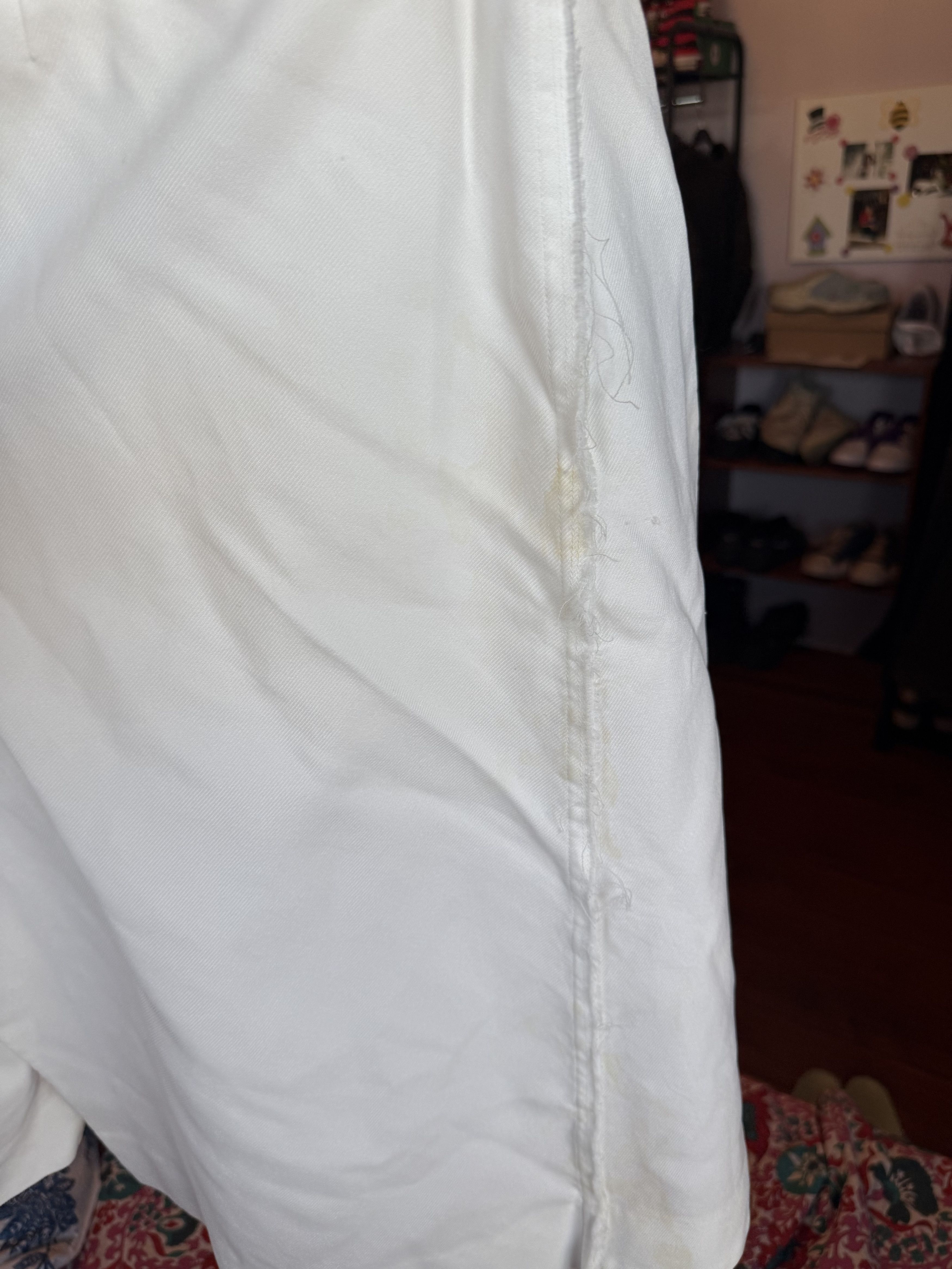 Comme des Garcons Comme des Garçons Homme Plus White Cotton Shorts Size XL Size US 36 / EU 52 - 5 Thumbnail