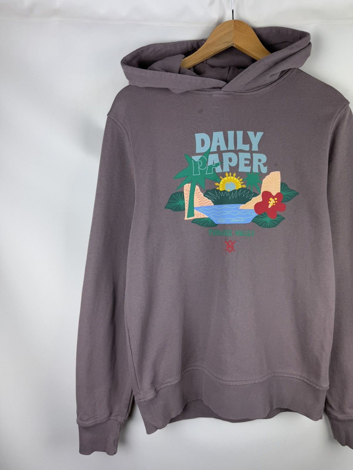 Daily Paper Daily Paper Paradise Valley Graphic Print Hoodie Pullover Size US S / EU 44-46 / 1 - 2 Thumbnail