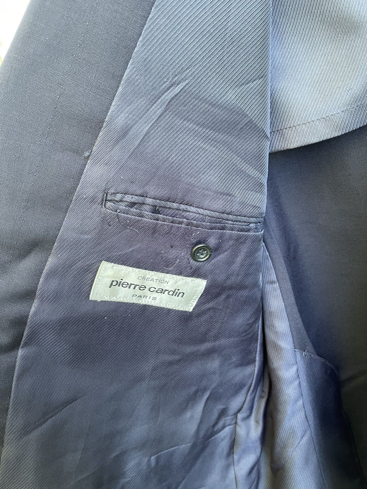 Pierre Cardin × Vintage Vintage Pierre Cardin Double-Breasted Wool Blazer Size 42S - 13 Thumbnail
