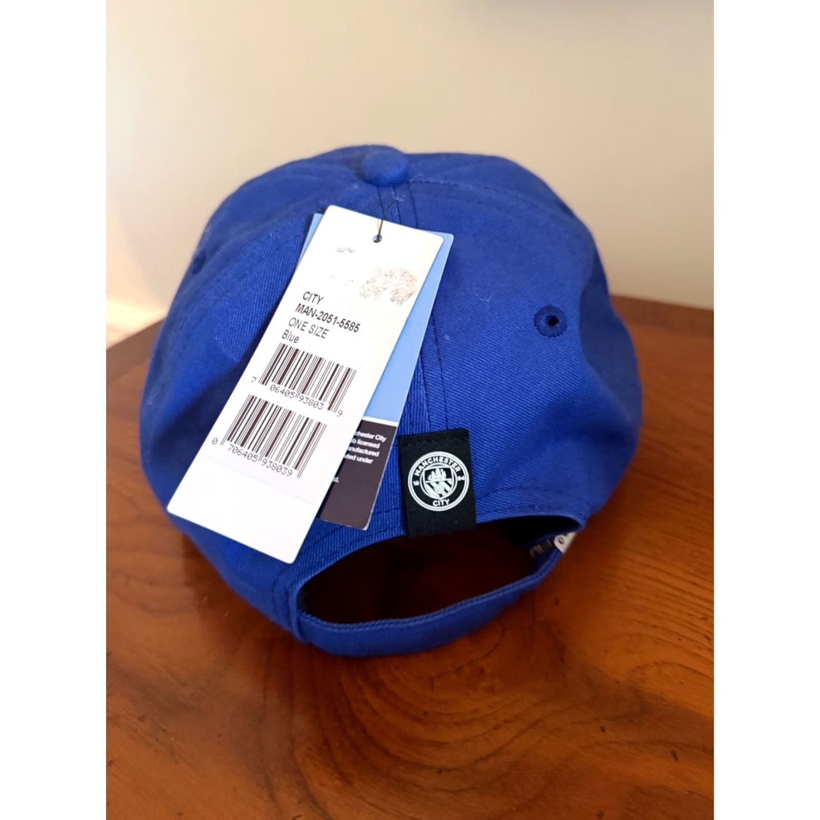 Vintage Fan Ink Manchester City Hat Cap Official Collection NEW BLUE Adjustable Football Size ONE SIZE - 3 Thumbnail
