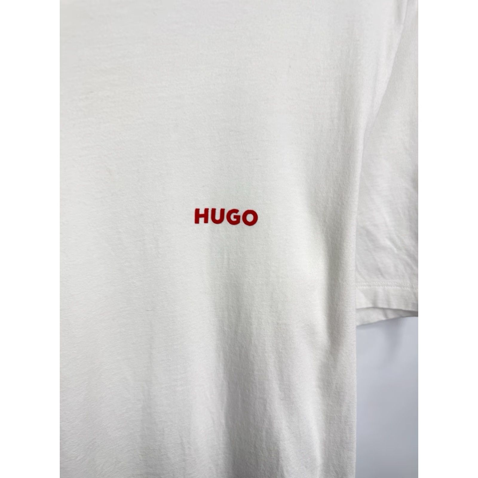 Hugo Boss HUGO BOSS T-Shirt Classic White Mens L Vintage Retro Y2K Luxury Rare Hype M/L Size US L / EU 52-54 / 3 - 4 Thumbnail