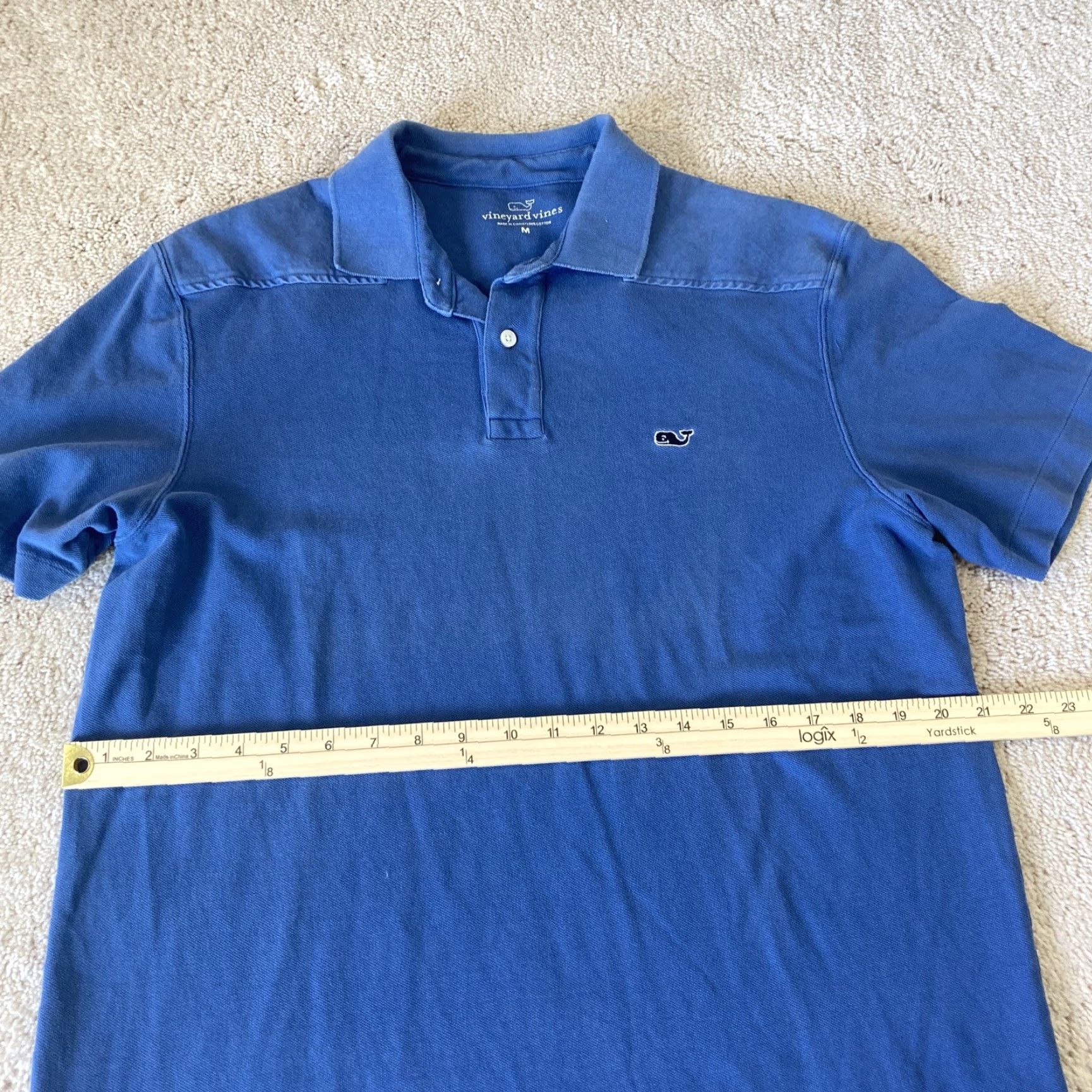 Vineyard Vines Vineyard Vines Polo Shirt Mens Medium Blue White Golf Cotton Outdoor Adult Size US M / EU 48-50 / 2 - 4 Thumbnail