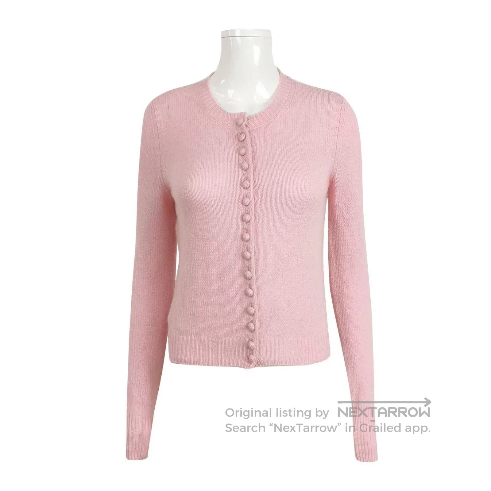 Prada Prada Light Pink Cashmere Cardigan. Size S / US 4 / IT 40 - 1 Thumbnail
