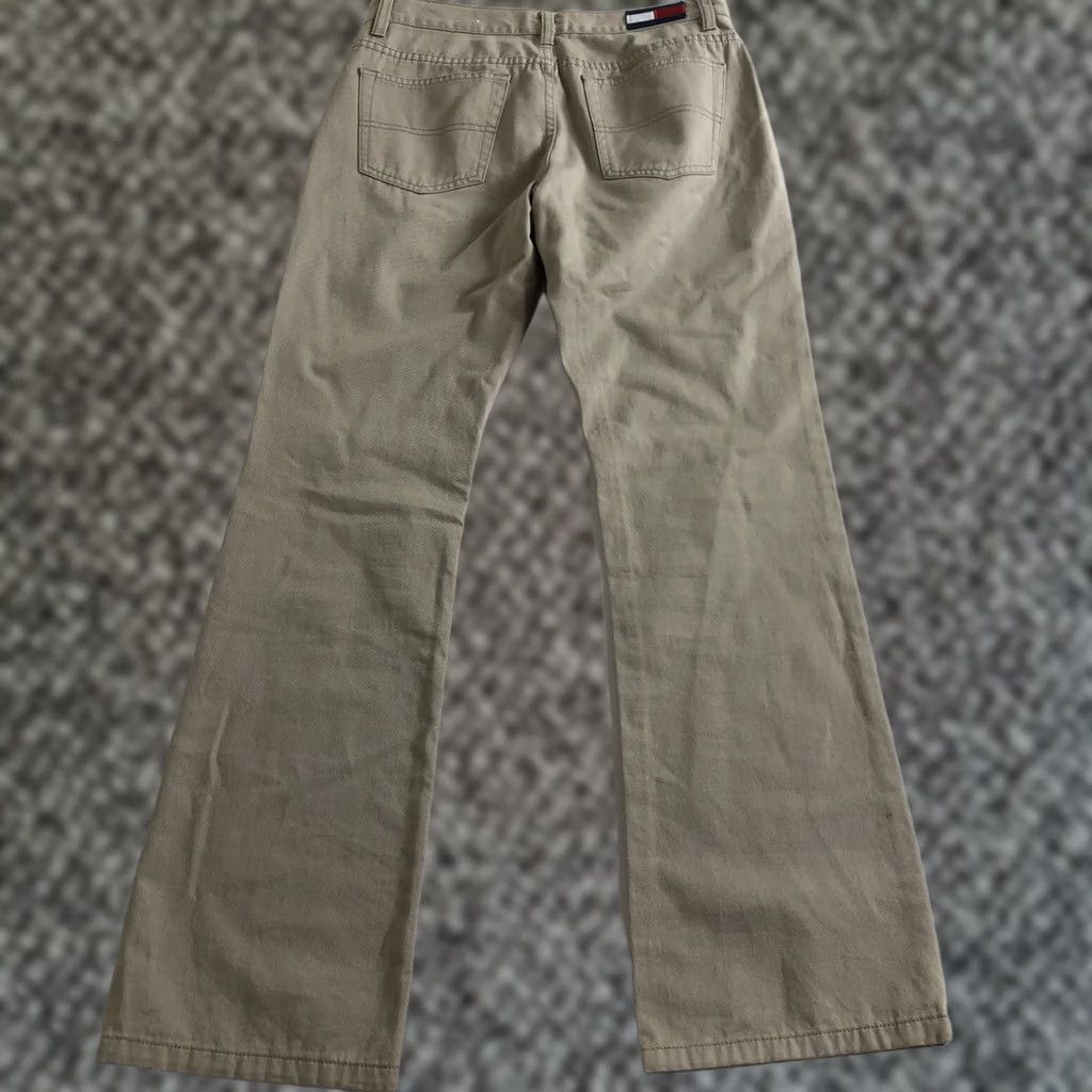 Tommy Hilfiger Tommy Hilfiger Vintage Jeans Juniors Tan Beige 7 Size Low Button Fabric Pants Size 28" / US 6 / IT 42 - 1 Thumbnail