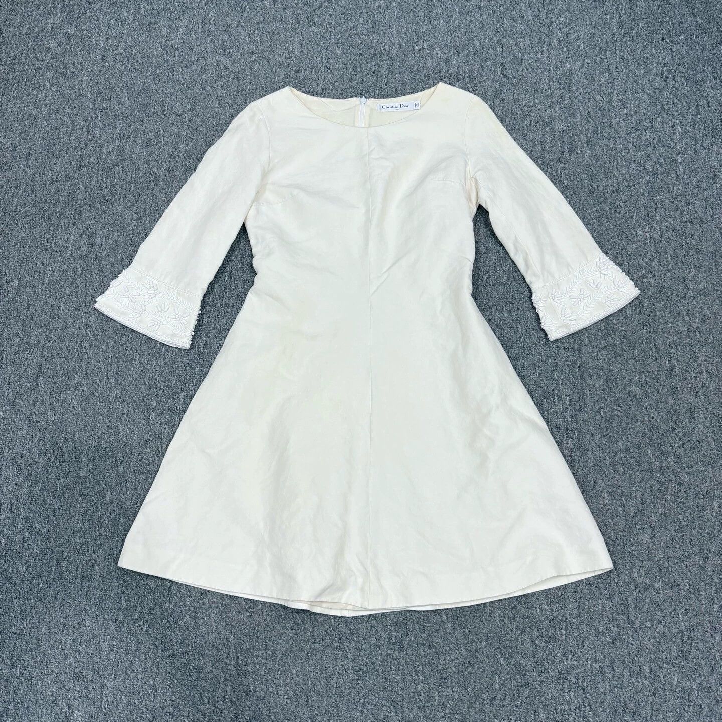 Dior DIOR white one-shoulder dress 38 95new Size S / US 4 / IT 40 - 1 Thumbnail