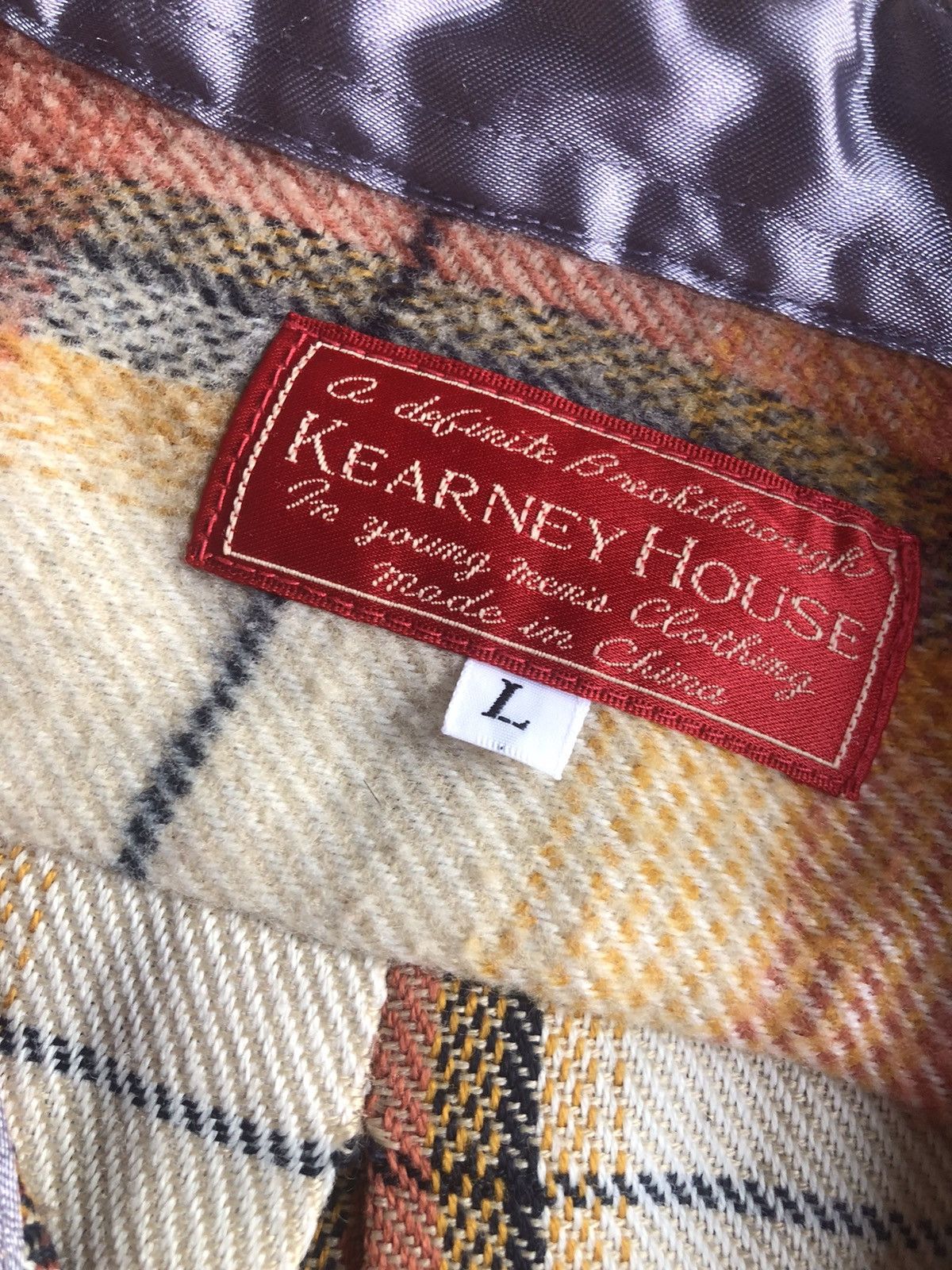 If Six Was Nine × Japanese Brand × Le Grande Bleu (L.G.B.) Vintage Kearney House Flannel Shirt Size US L / EU 52-54 / 3 - 2 Thumbnail
