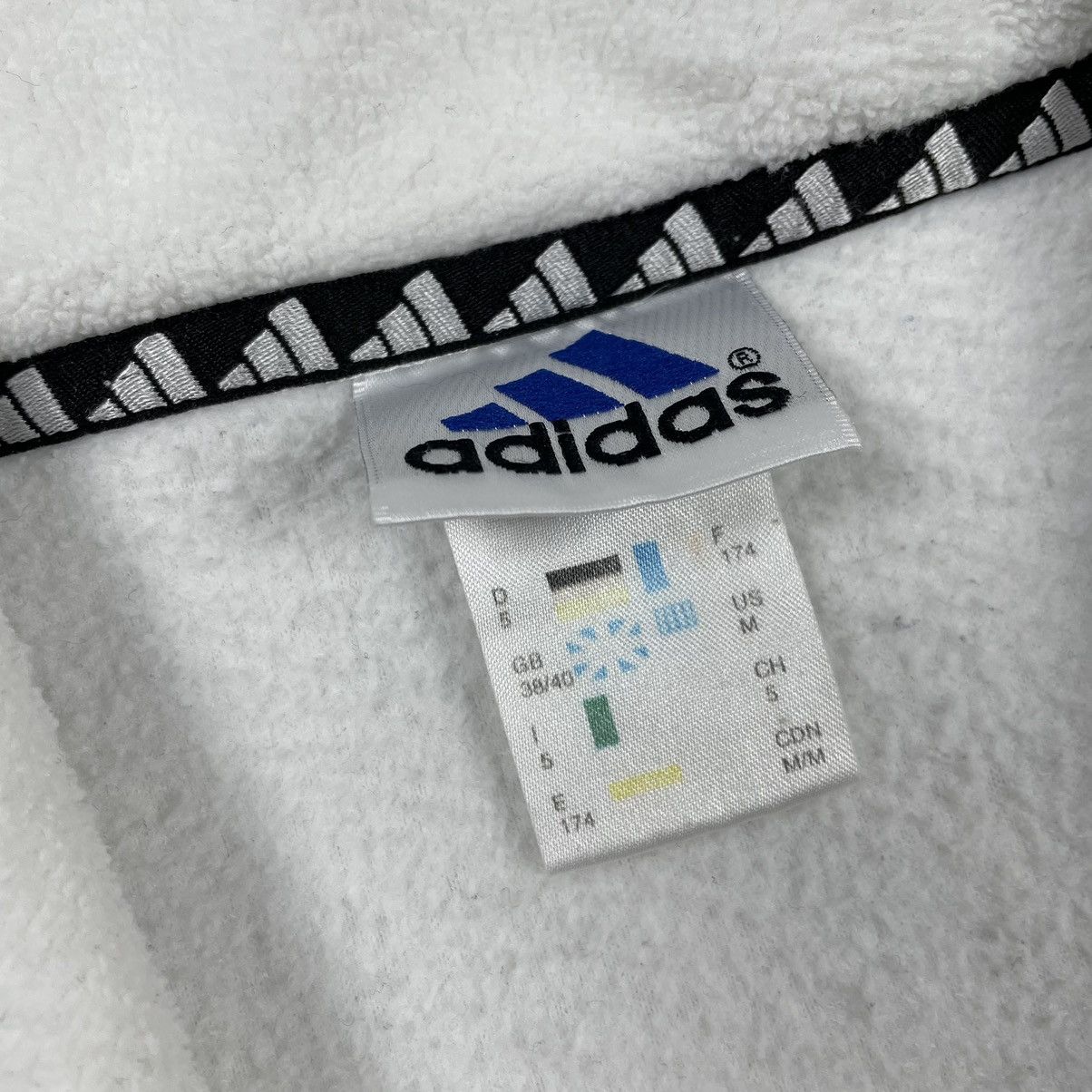 Adidas × Vintage Adidas Vintage 90s 1/3 Zip Fleece Sweatshirt Size US M / EU 48-50 / 2 - 9 Thumbnail