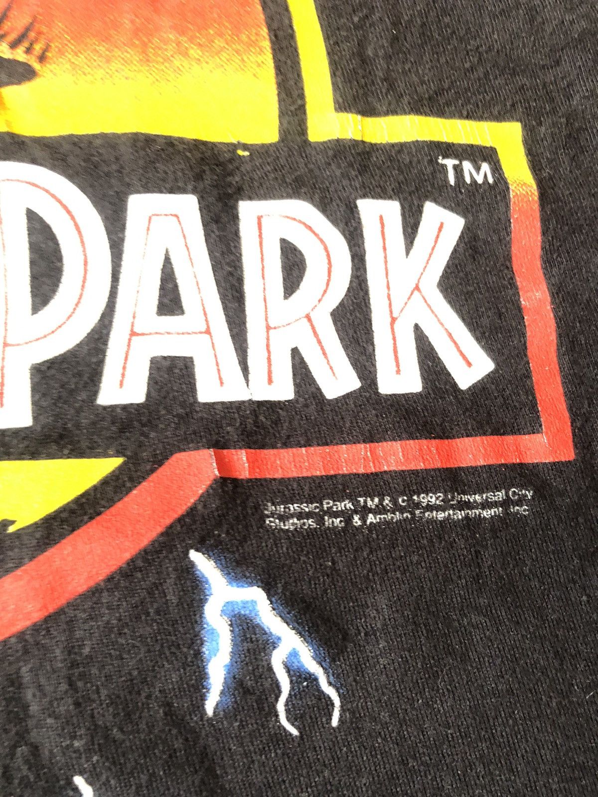 Expert Horror × Vintage VINTAGE 1992 JURASSIC PARK TEE Size US XL / EU 56 / 4 - 2 Thumbnail