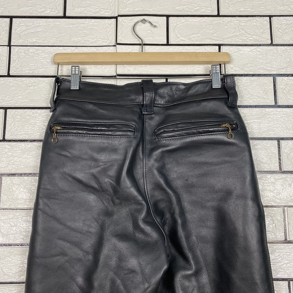 Vanson Leathers 📌Vintage Genuine Leather Pants Cafe Racer Vanson Leather Size US 30 / EU 46 - 11 Thumbnail