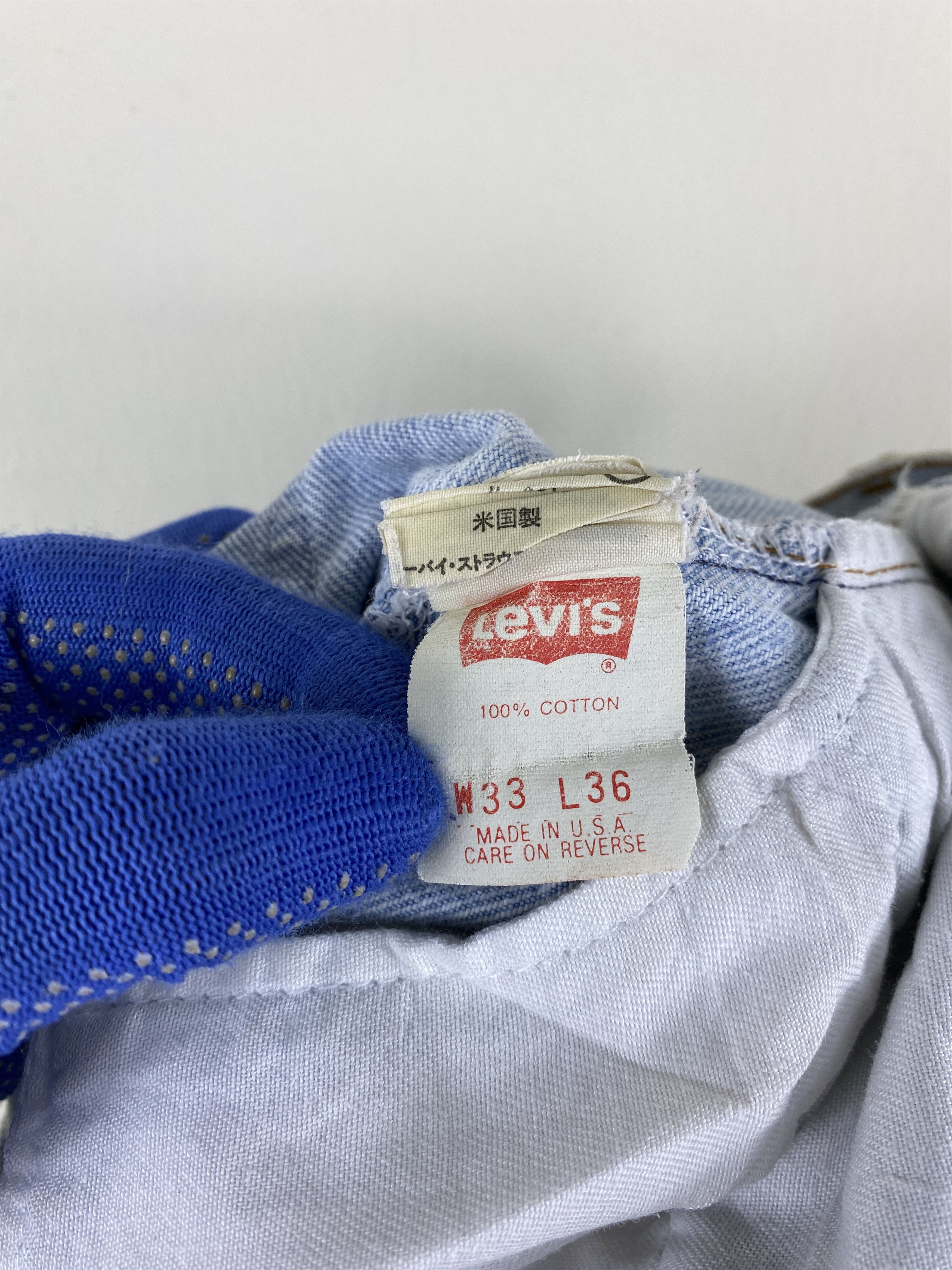 Levi's Vintage Clothing × Vintage Vintage Levis 501 90s STONEWASH dirty wash button 555 W30x30 Size US 30 / EU 46 - 12 Thumbnail