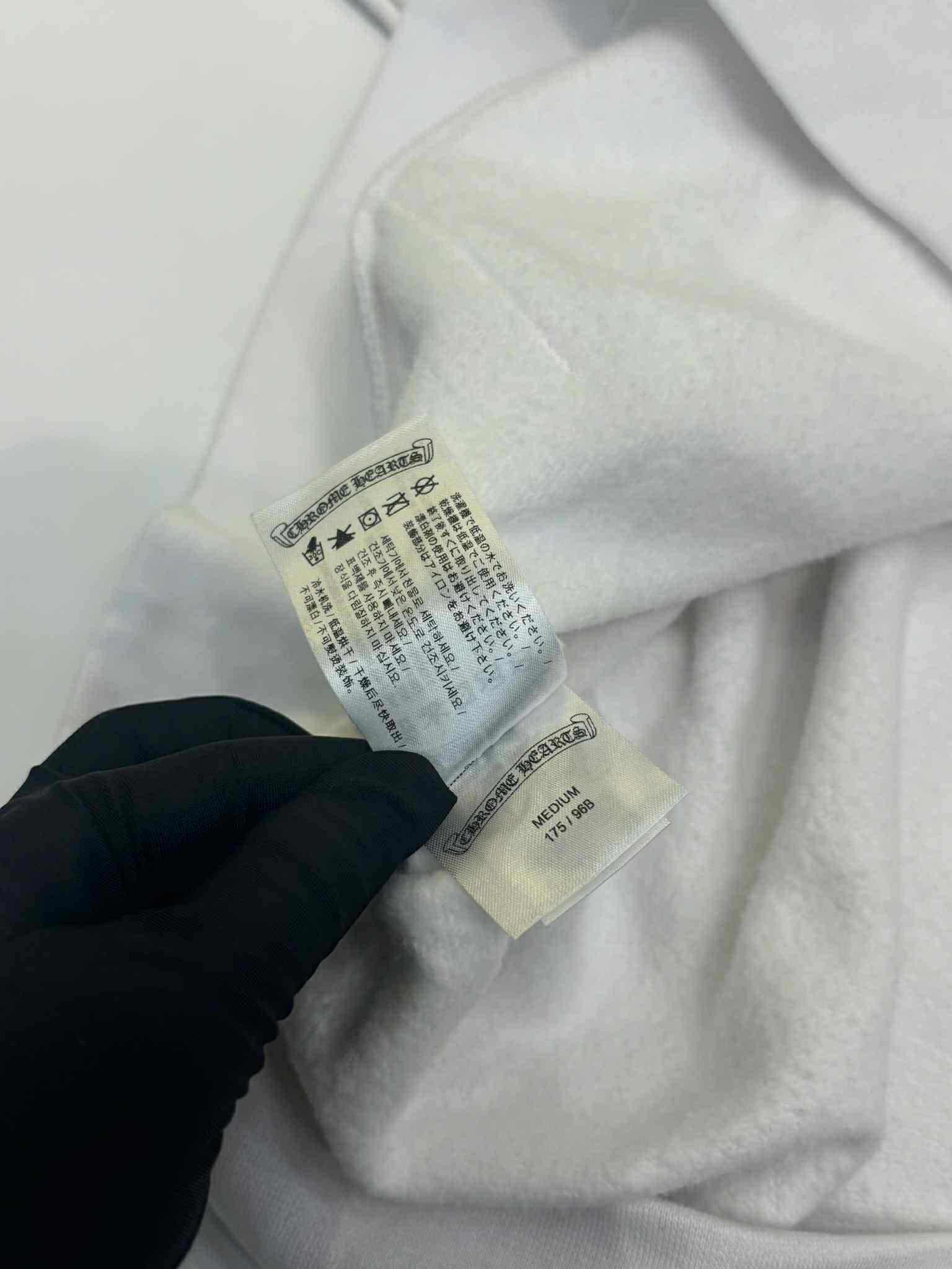 Chrome Hearts Chrome Hearts Blue Scroll White Zip Up Hoodie Size US M / EU 48-50 / 2 - 9 Thumbnail