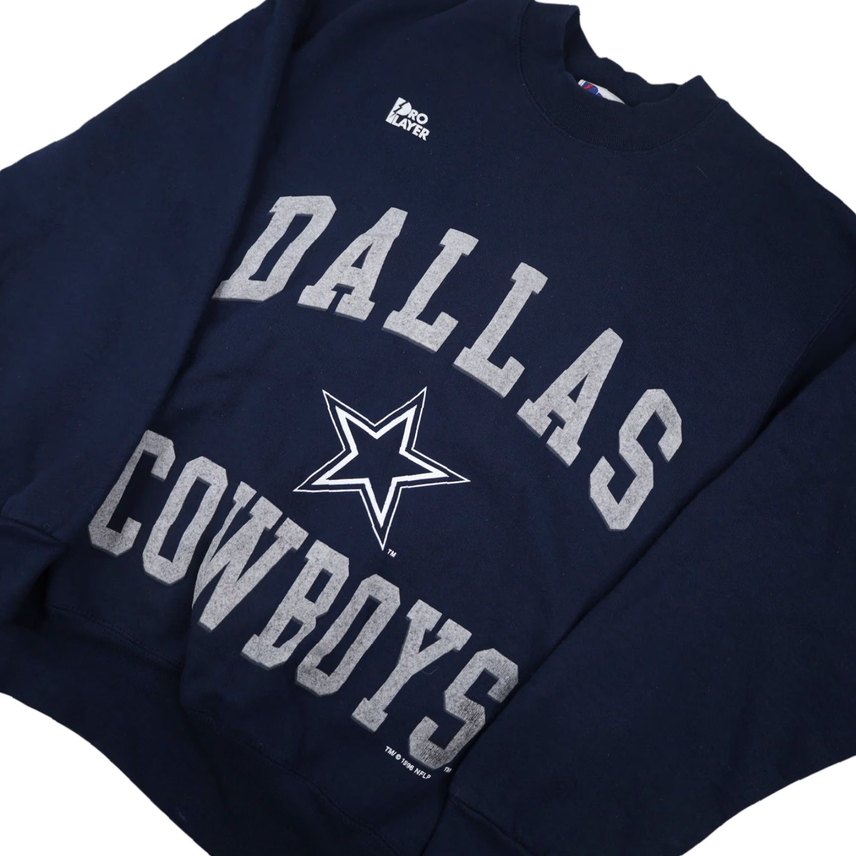 Pro Player VINTAGE Pro Player Dallas Cowboys Sweatshirt Shirt Mens Medium Blue Spellout Graphic 90s Mens Size US M / EU 48-50 / 2 - 2 Thumbnail