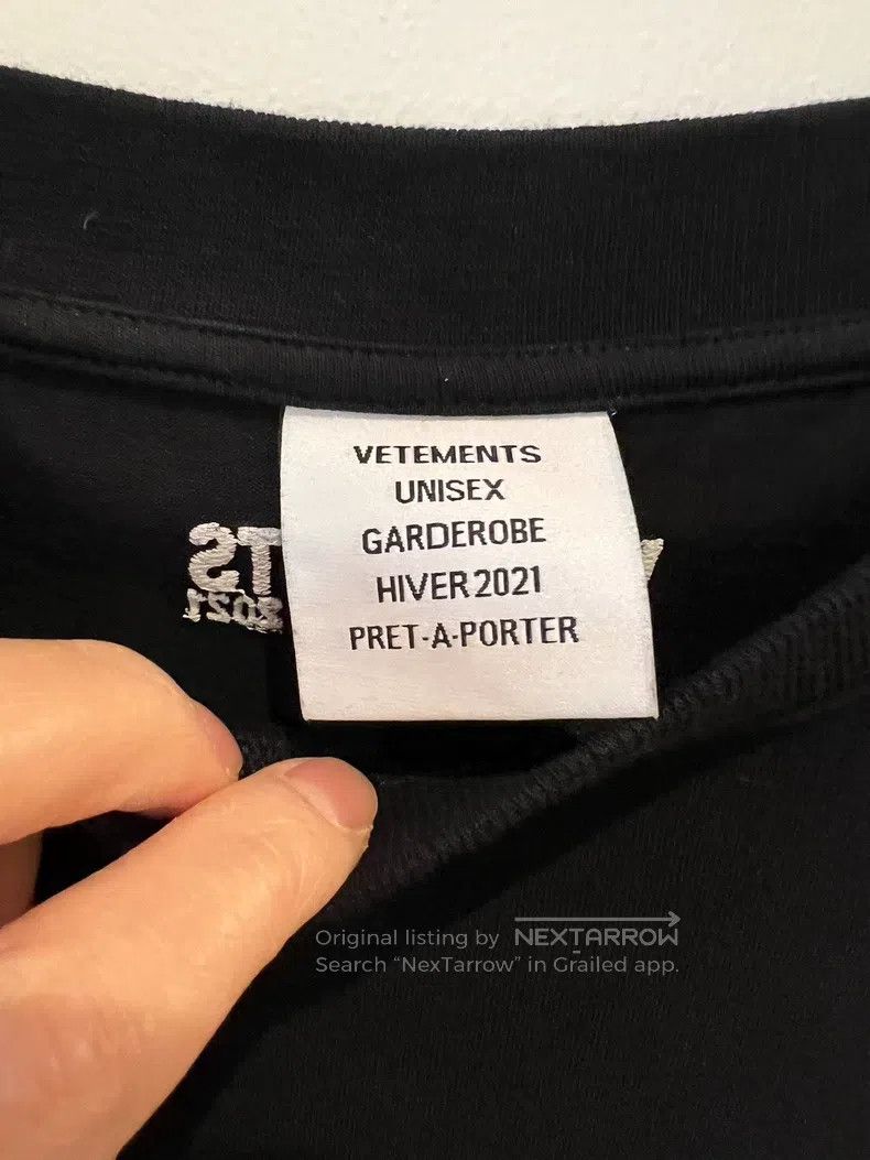 Vetements Vetements T-shirt Size US XS / EU 42 / 0 - 3 Thumbnail