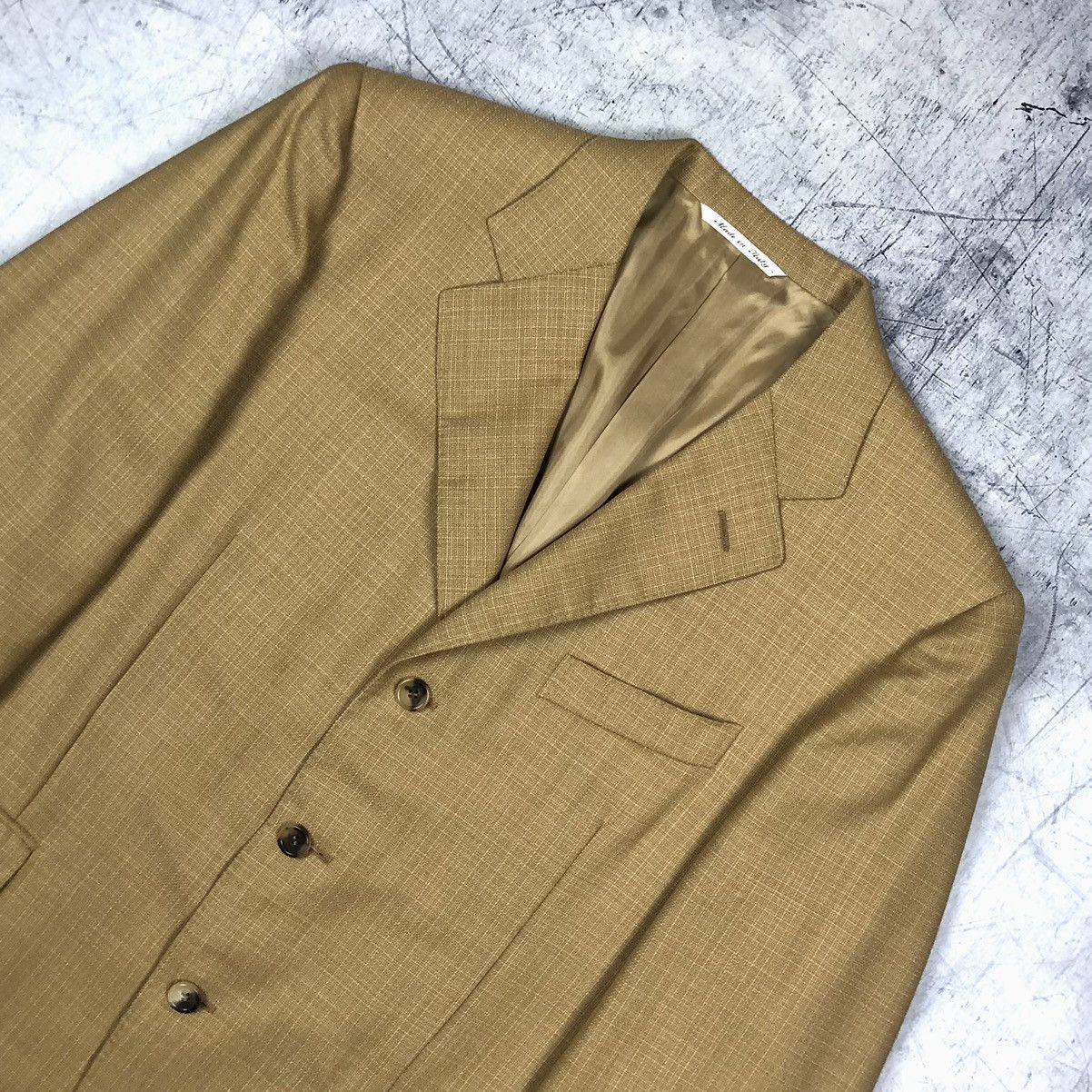 Canali Vintage Canali Haffke Pure Wool Italy Blazer sport coat og Size 50R - 6 Thumbnail