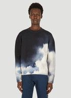 Alexander McQueen o1y1024 Sweater in Midnight Blue/White Size US L / EU 52-54 / 3 - 1 Thumbnail