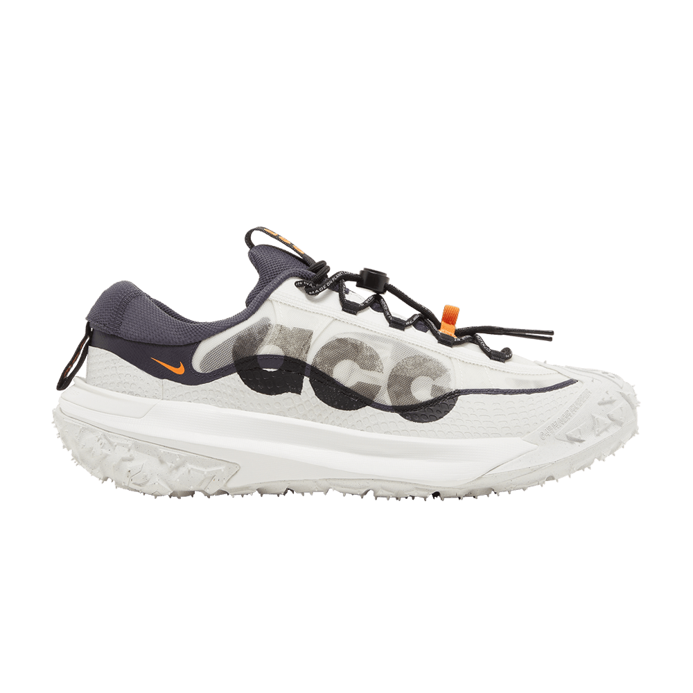 image of Nike Acg Mountain Fly 2 Low White Bright Mandarin Shoes, Men's (Size 9)