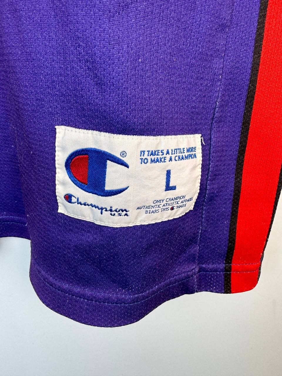 Champion × NBA × Vintage NBA New York Knicks basketball Champion jersey #8 Sprewell Size US L / EU 52-54 / 3 - 3 Thumbnail