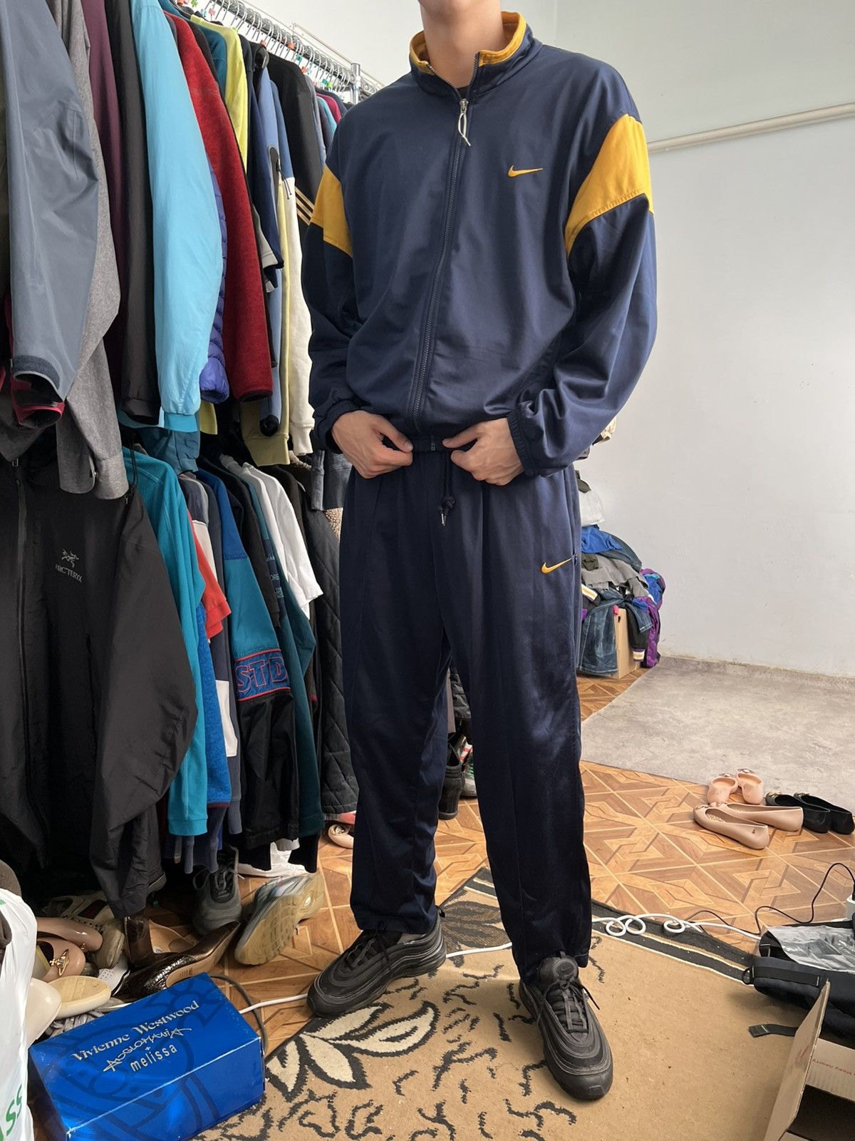 Nike Nike Track Suit Vintage Jacket Pants 00 Gorpcore Vintage Size US L / EU 52-54 / 3 - 15 Thumbnail