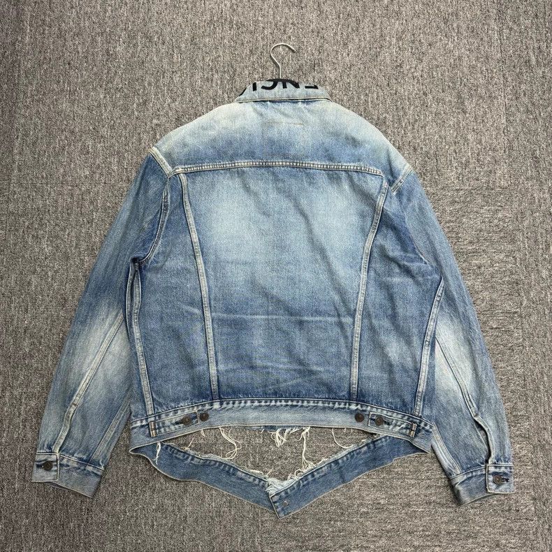 Balenciaga Balenciaga collar embroidered letter denim jacket-2506 Size US XS / EU 42 / 0 - 5 Thumbnail
