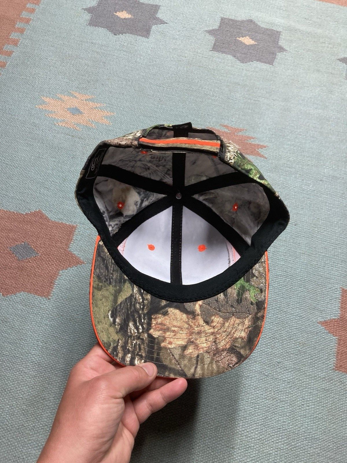 Mossy Oaks × Vintage Strapback hat camo mossy oak Penray automotive hi vis NWT Size ONE SIZE - 6 Thumbnail